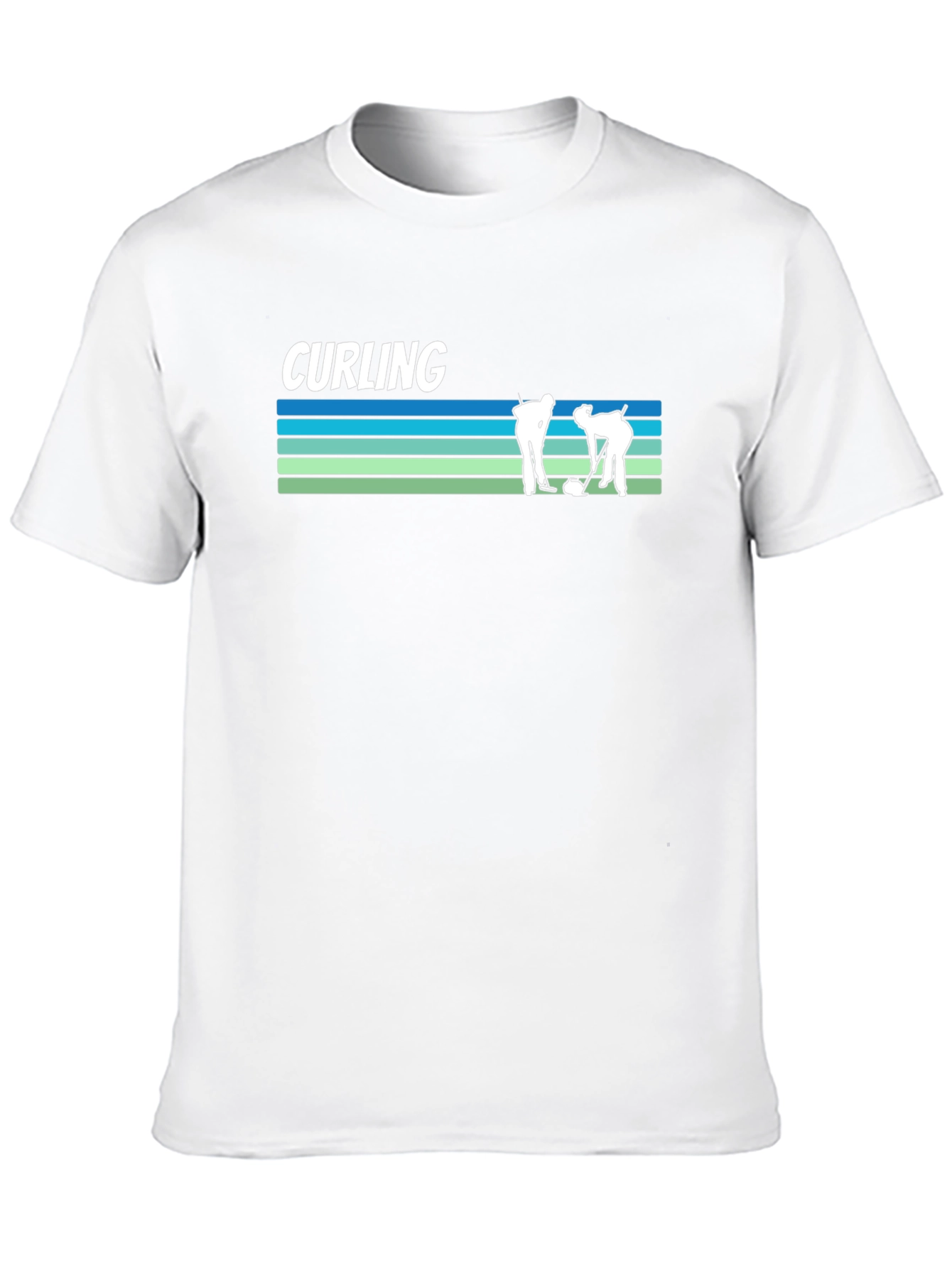 Curling Graphic T-Shirt - Black