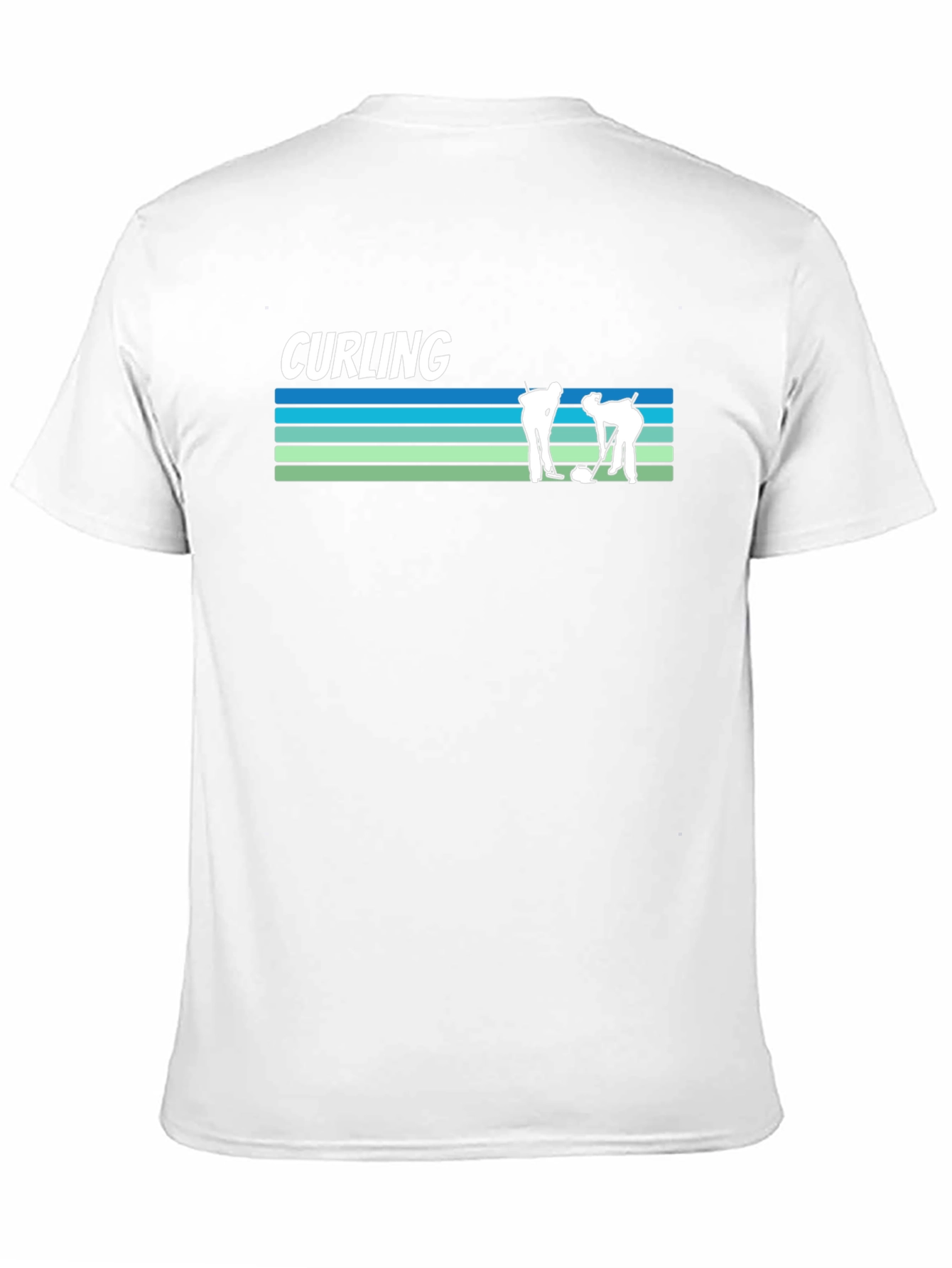 Curling Graphic T-Shirt - Black