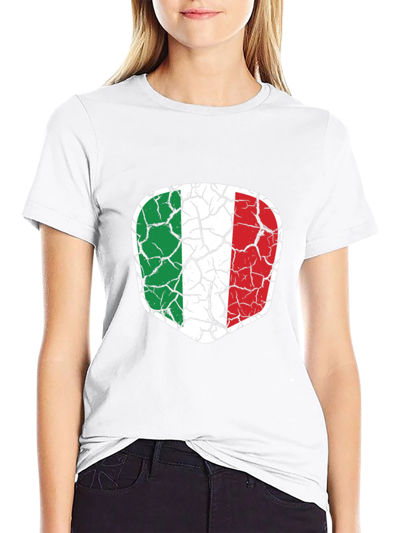 Italy Flag Distressed T-Shirt - Italian Pride Tee