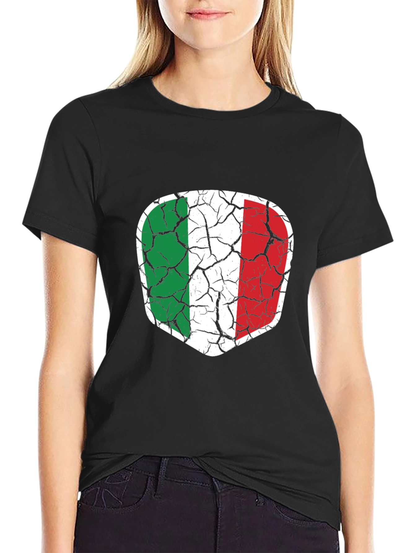 Italy Flag Distressed T-Shirt - Italian Pride Tee