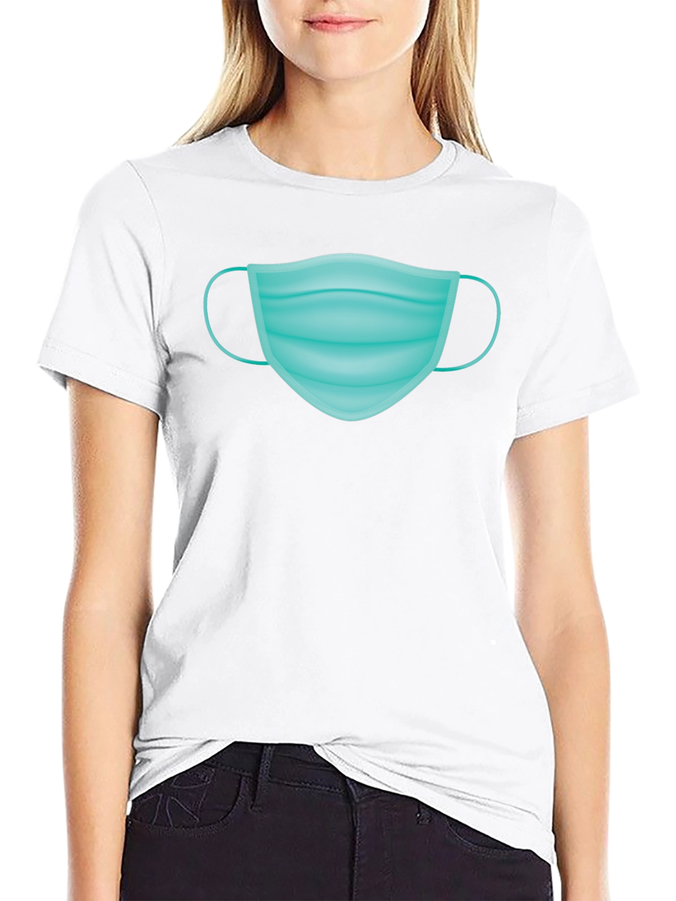 Mask Graphic T-Shirt - Stay Safe in Style