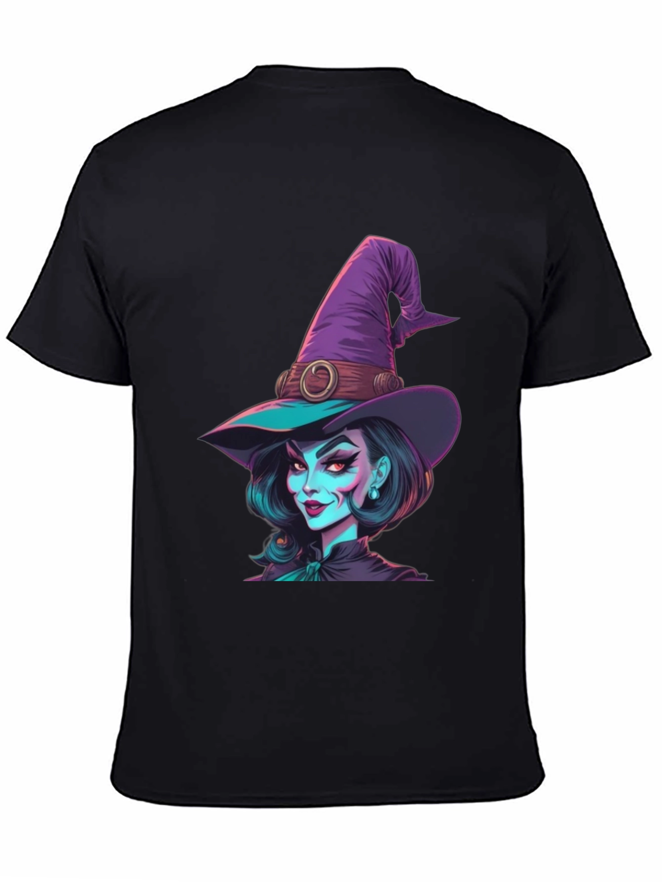 Witch Graphic Tee - Halloween Fashion