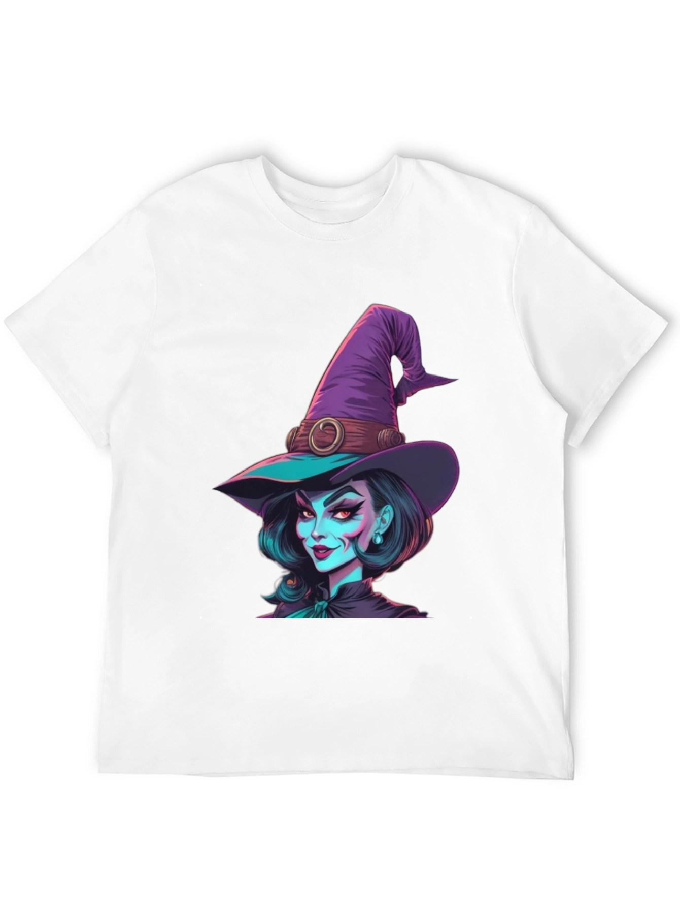 Witch Graphic Tee - Halloween Fashion