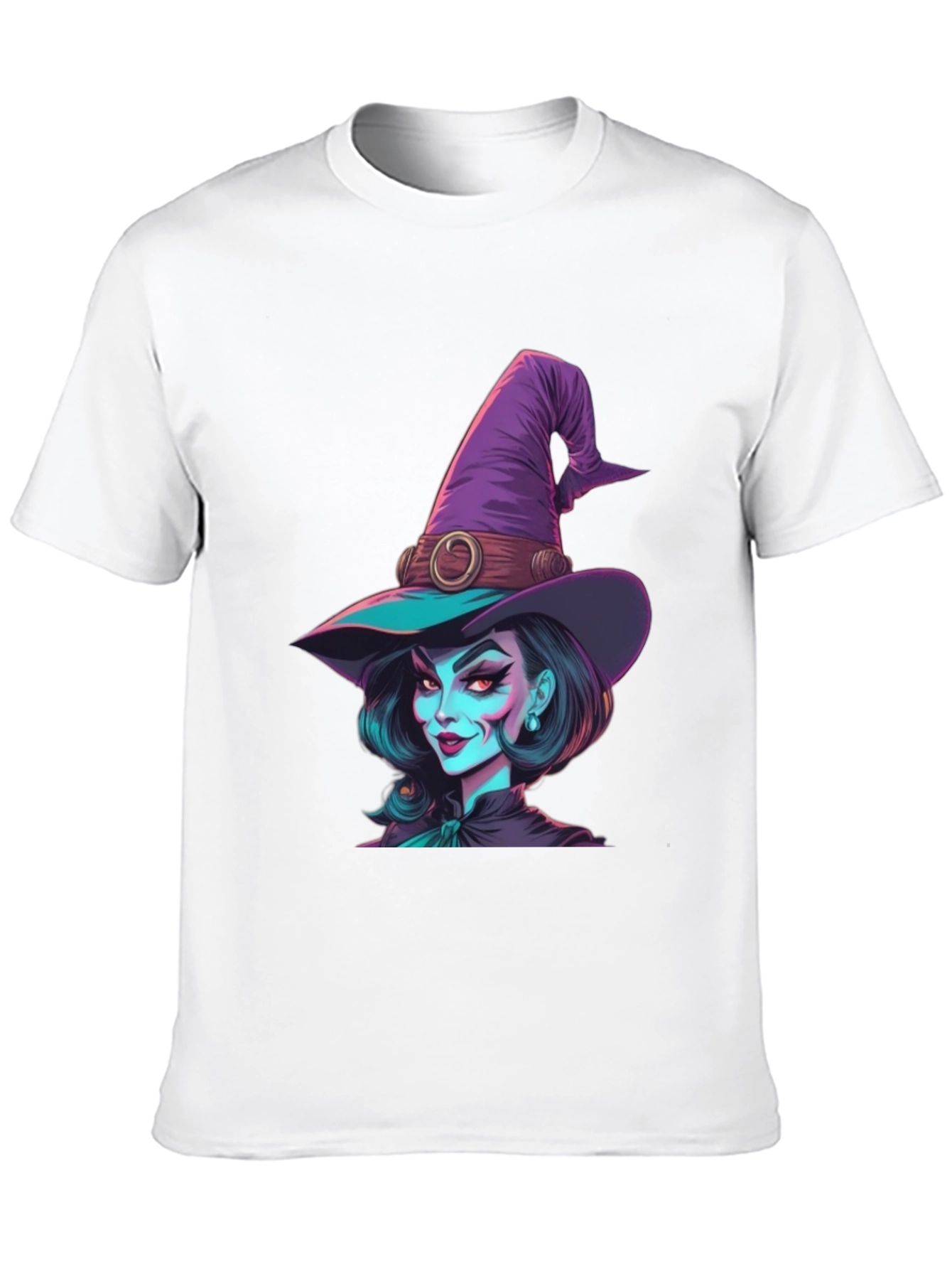 Witch Graphic Tee - Halloween Fashion