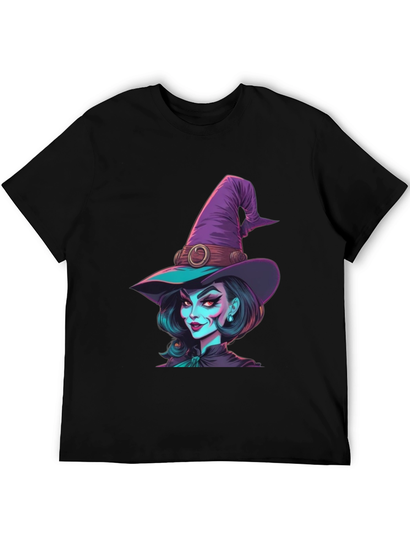 Witch Graphic Tee - Halloween Fashion