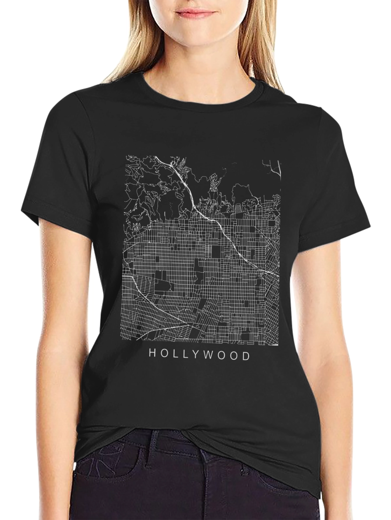 Hollywood Map T-Shirt