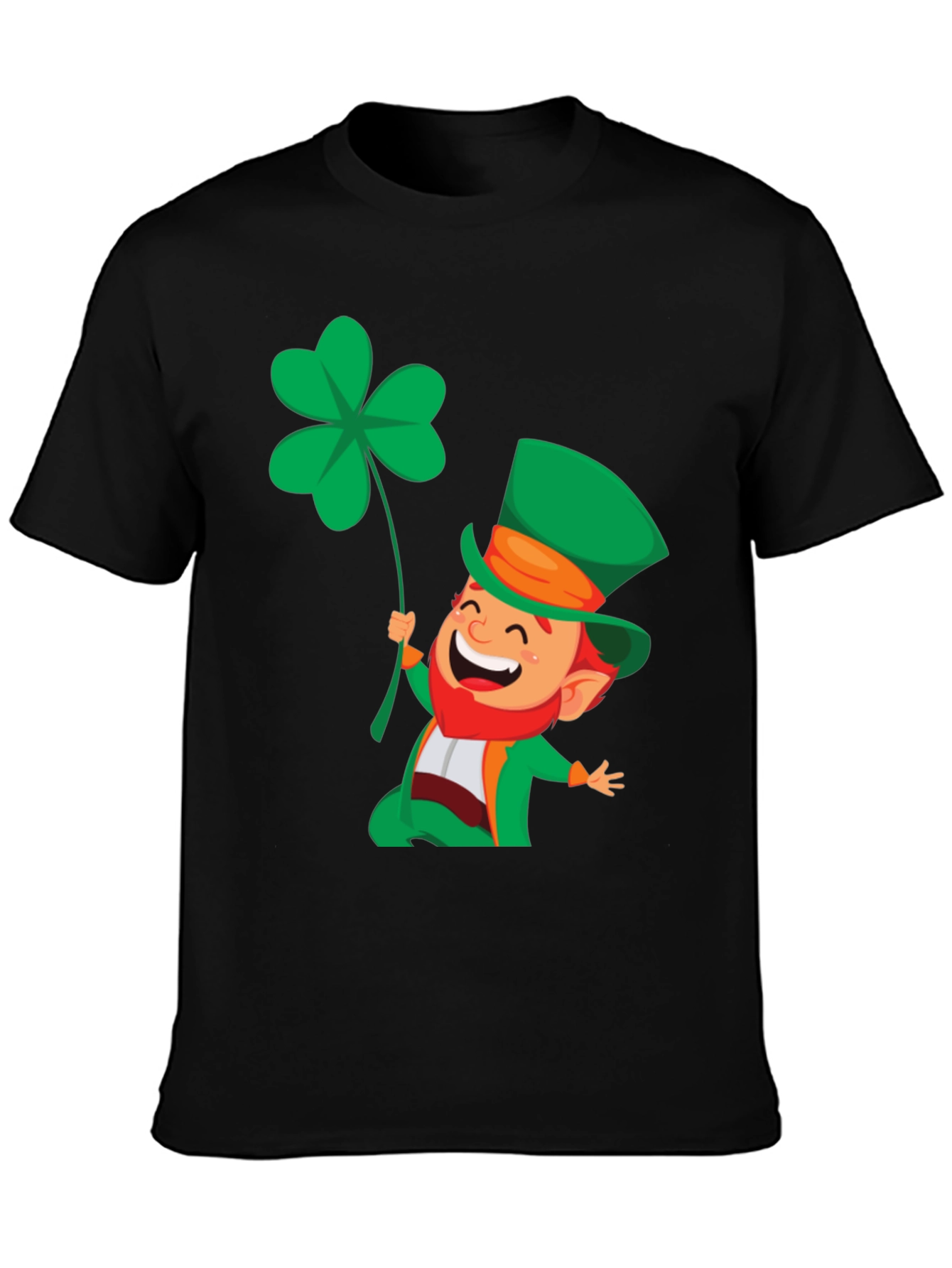 St. Patricks Day Leprechaun Clover T-Shirt