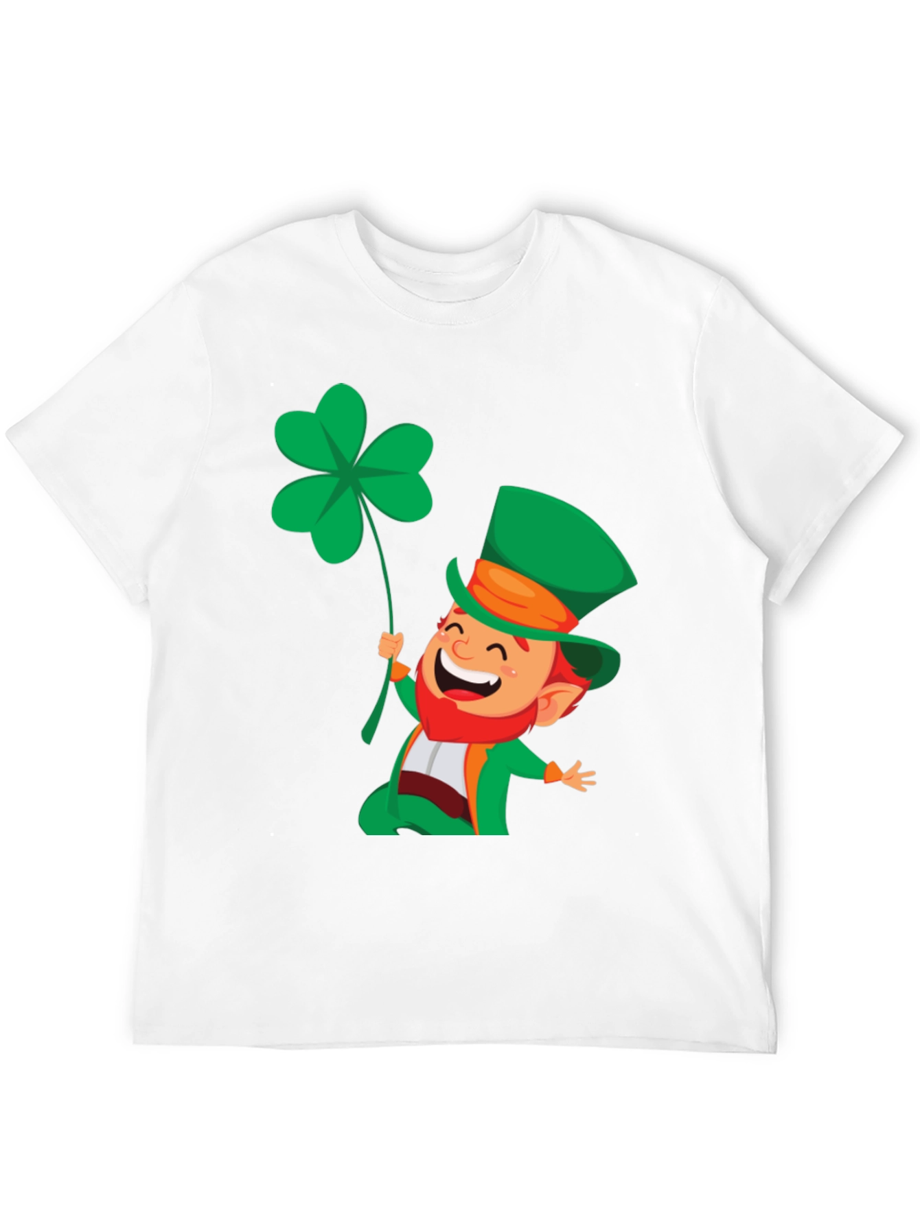 St. Patricks Day Leprechaun Clover T-Shirt