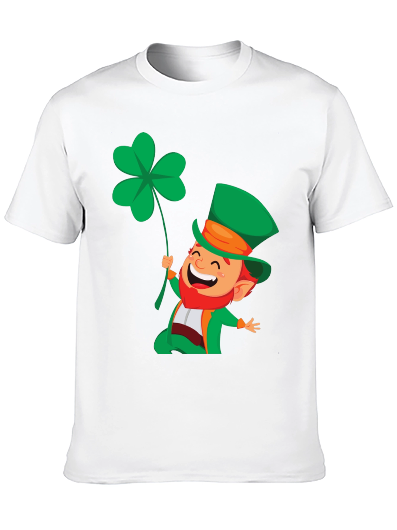 St. Patricks Day Leprechaun Clover T-Shirt