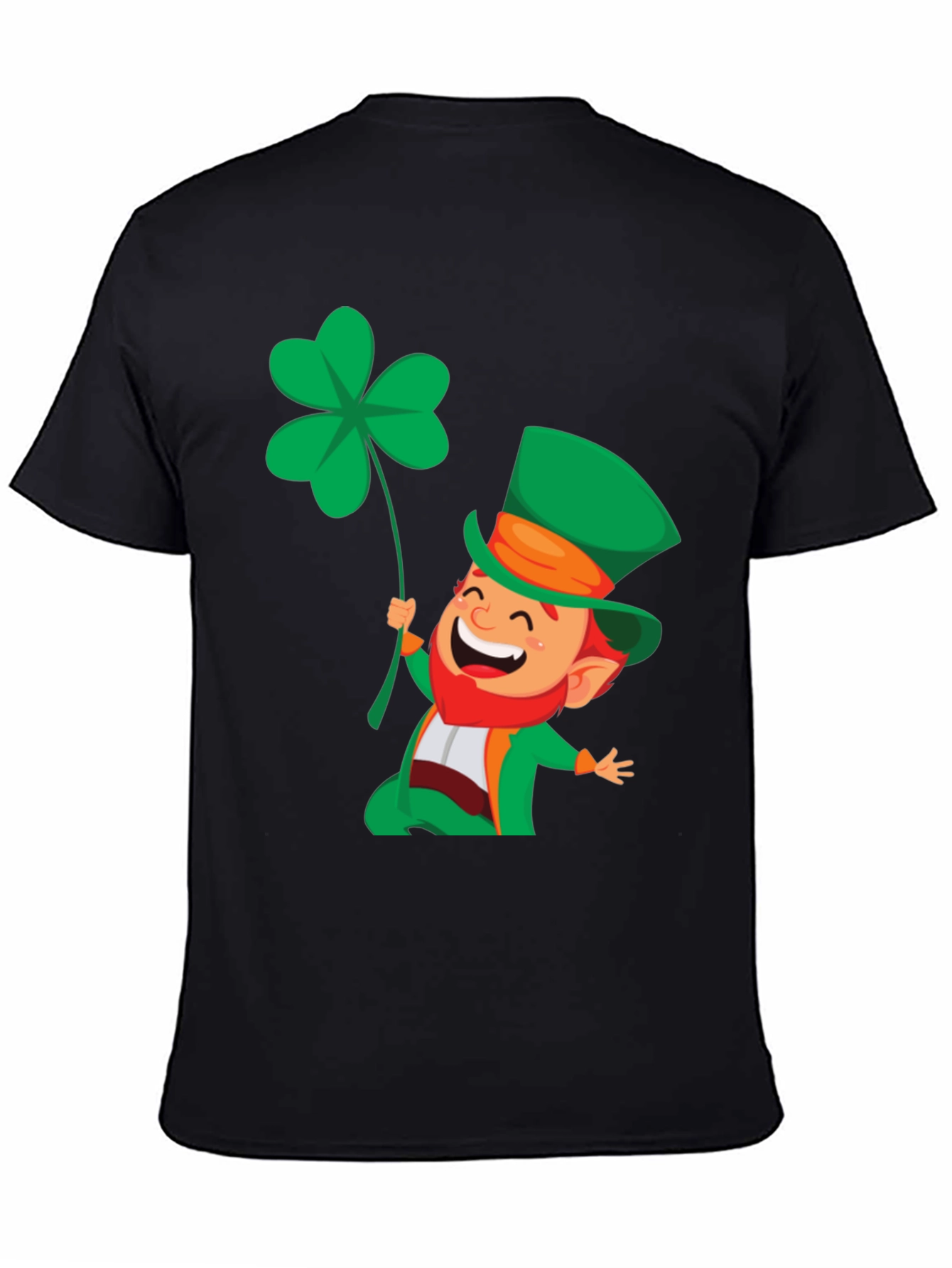 St. Patricks Day Leprechaun Clover T-Shirt