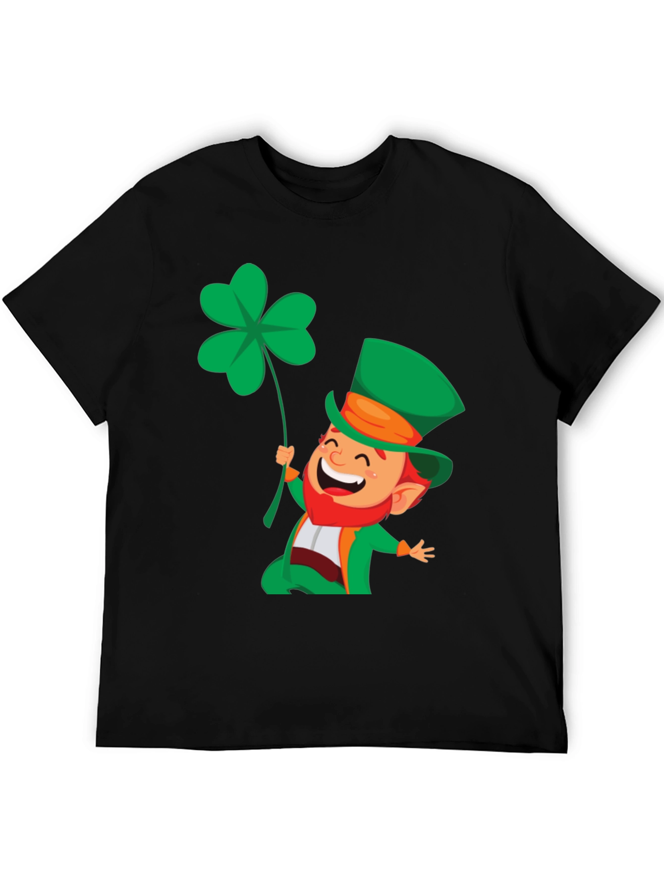 St. Patricks Day Leprechaun Clover T-Shirt