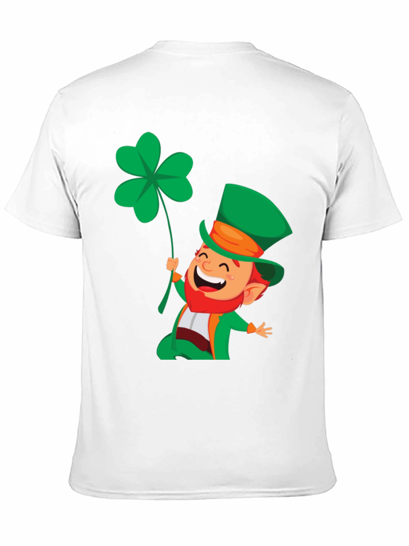 St. Patricks Day Leprechaun Clover T-Shirt