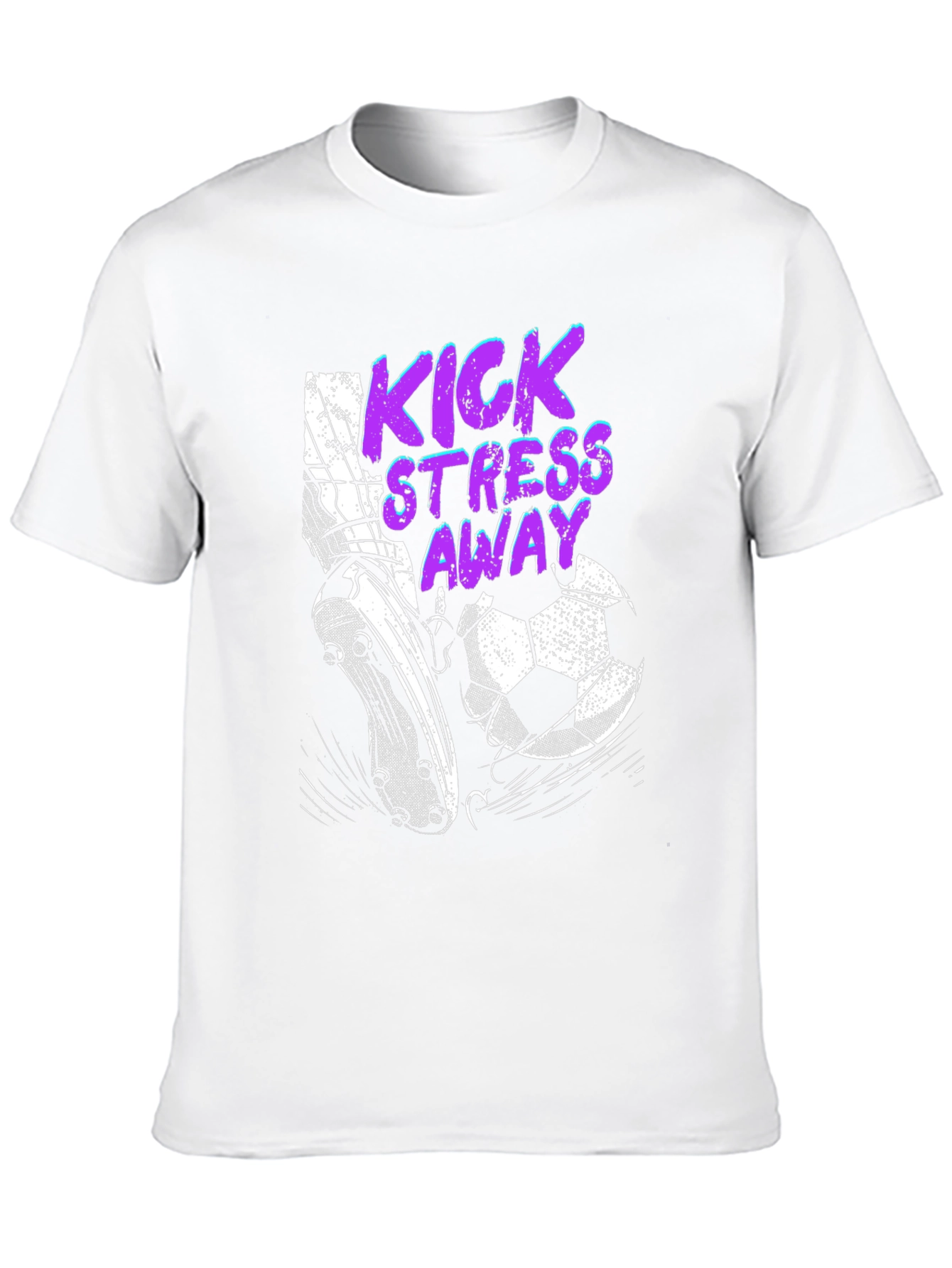 Kick Stress Away Soccer T-Shirt