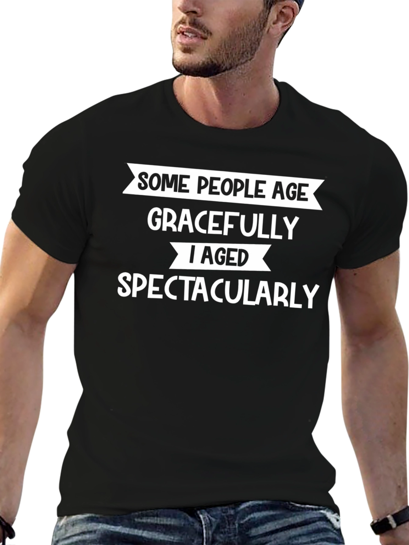 Humorous Ageing T-Shirt: Aged Spectacularly