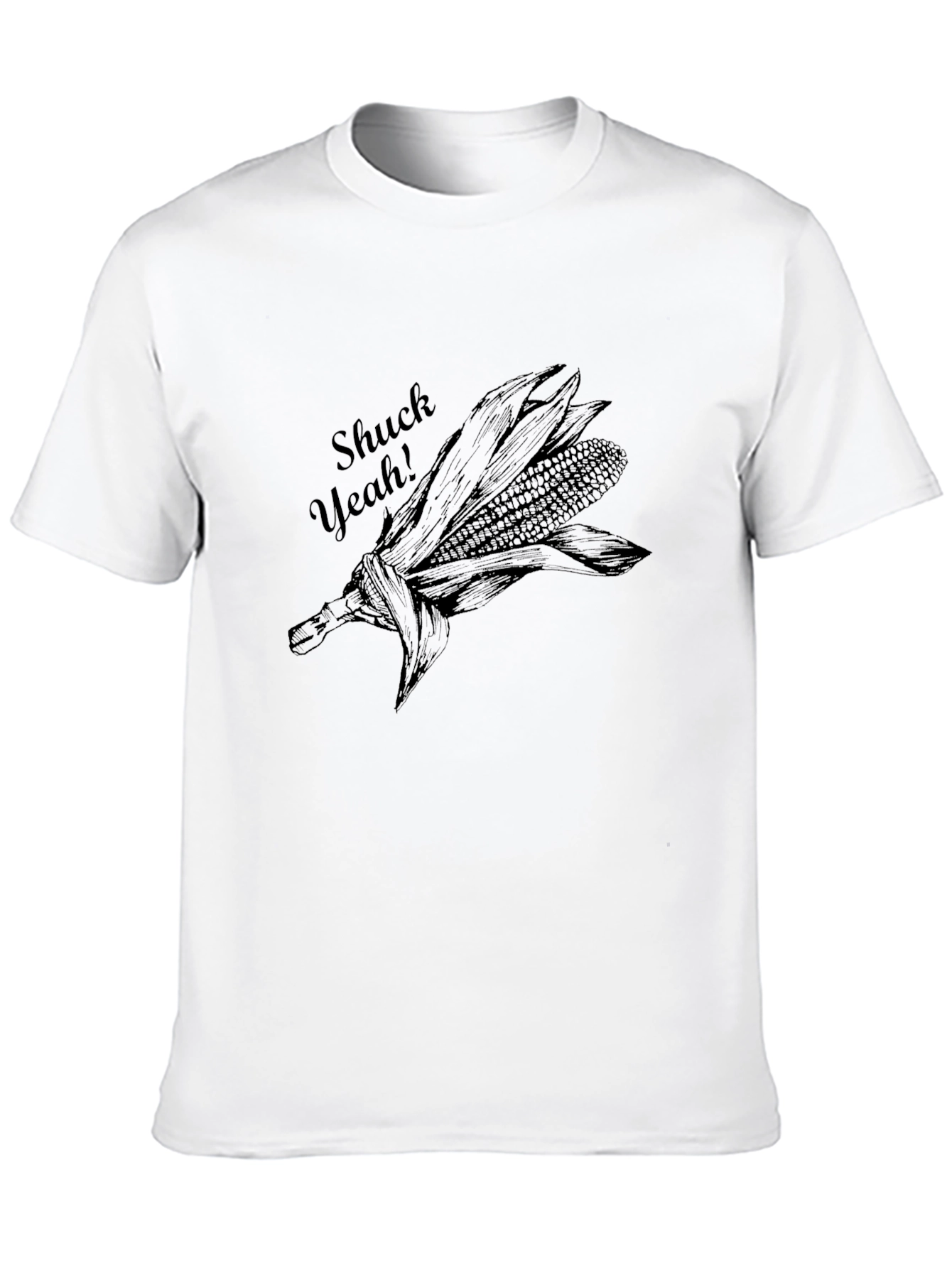 Shuck Yeah! Corn Graphic Black Tee