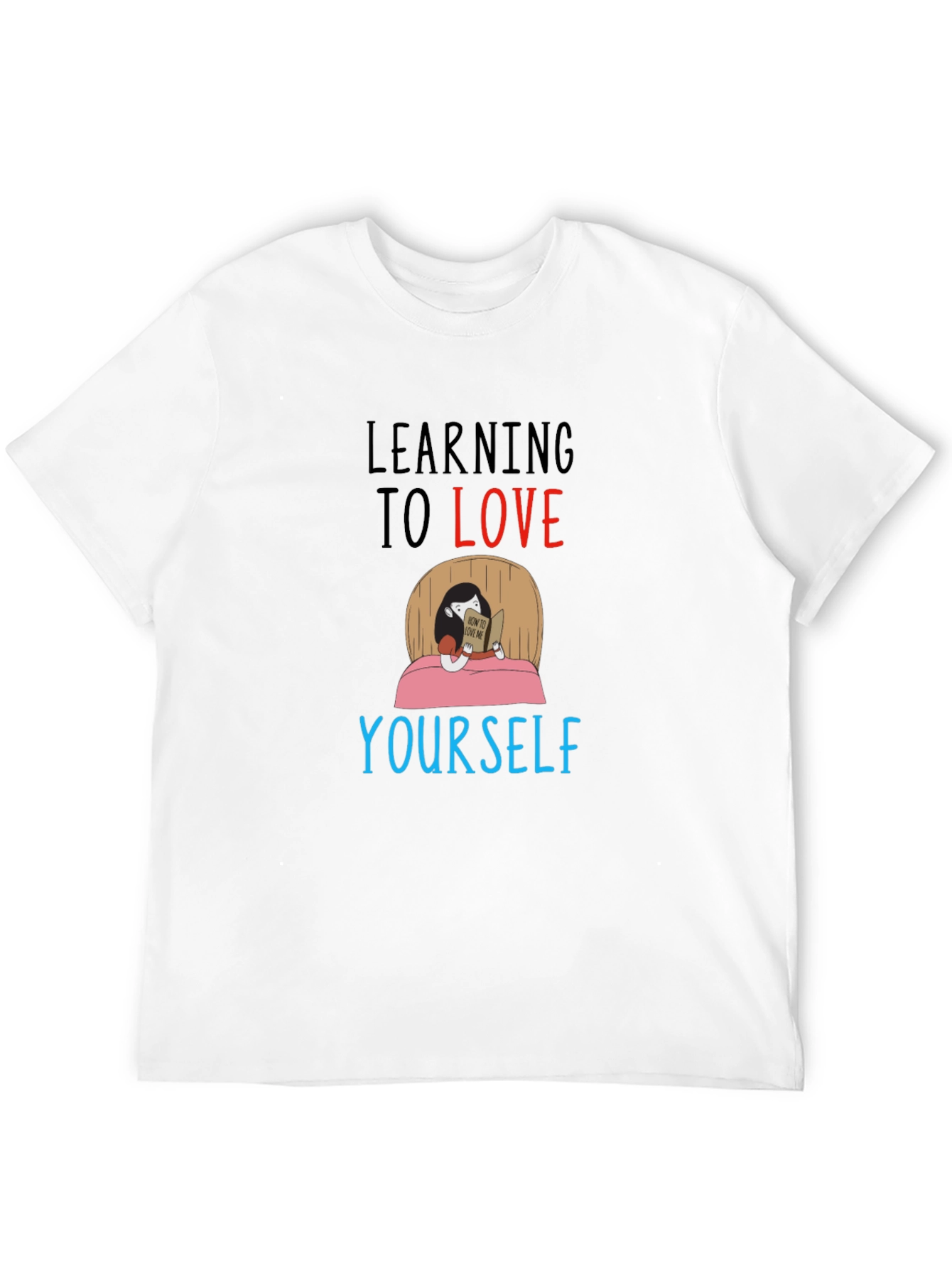 Learning to Love Yourself Graphic Tee - Black