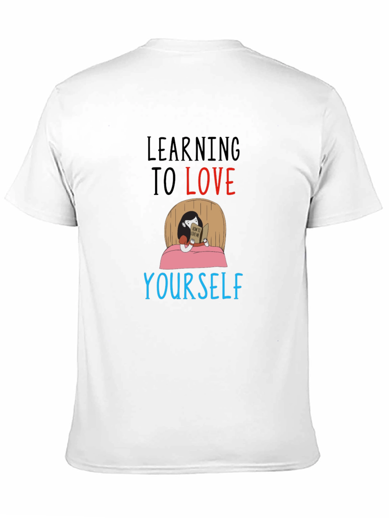 Learning to Love Yourself Graphic Tee - Black