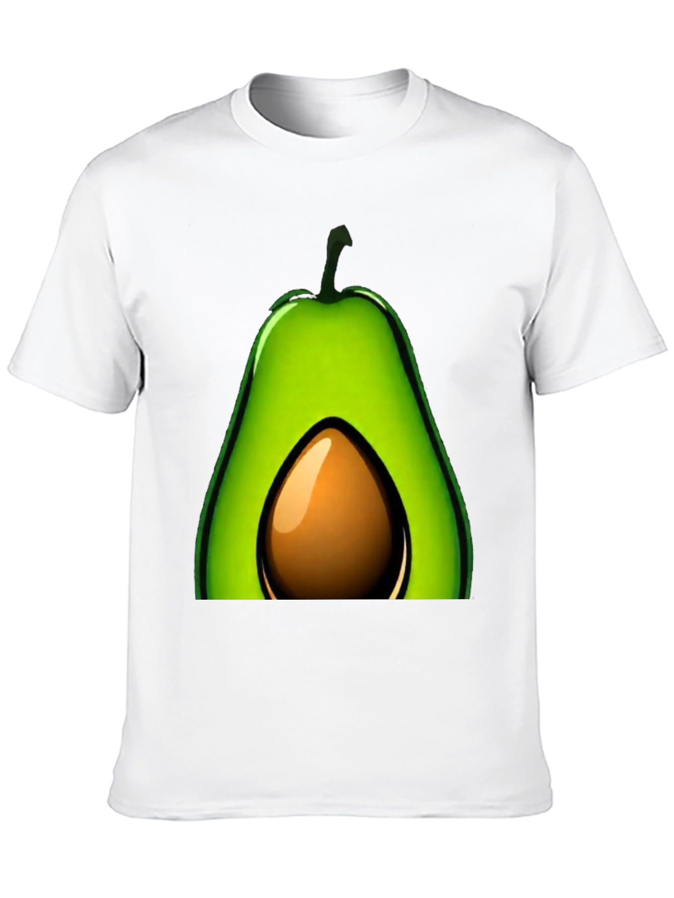 Avocado Graphic T-Shirt - Black Casual Tee