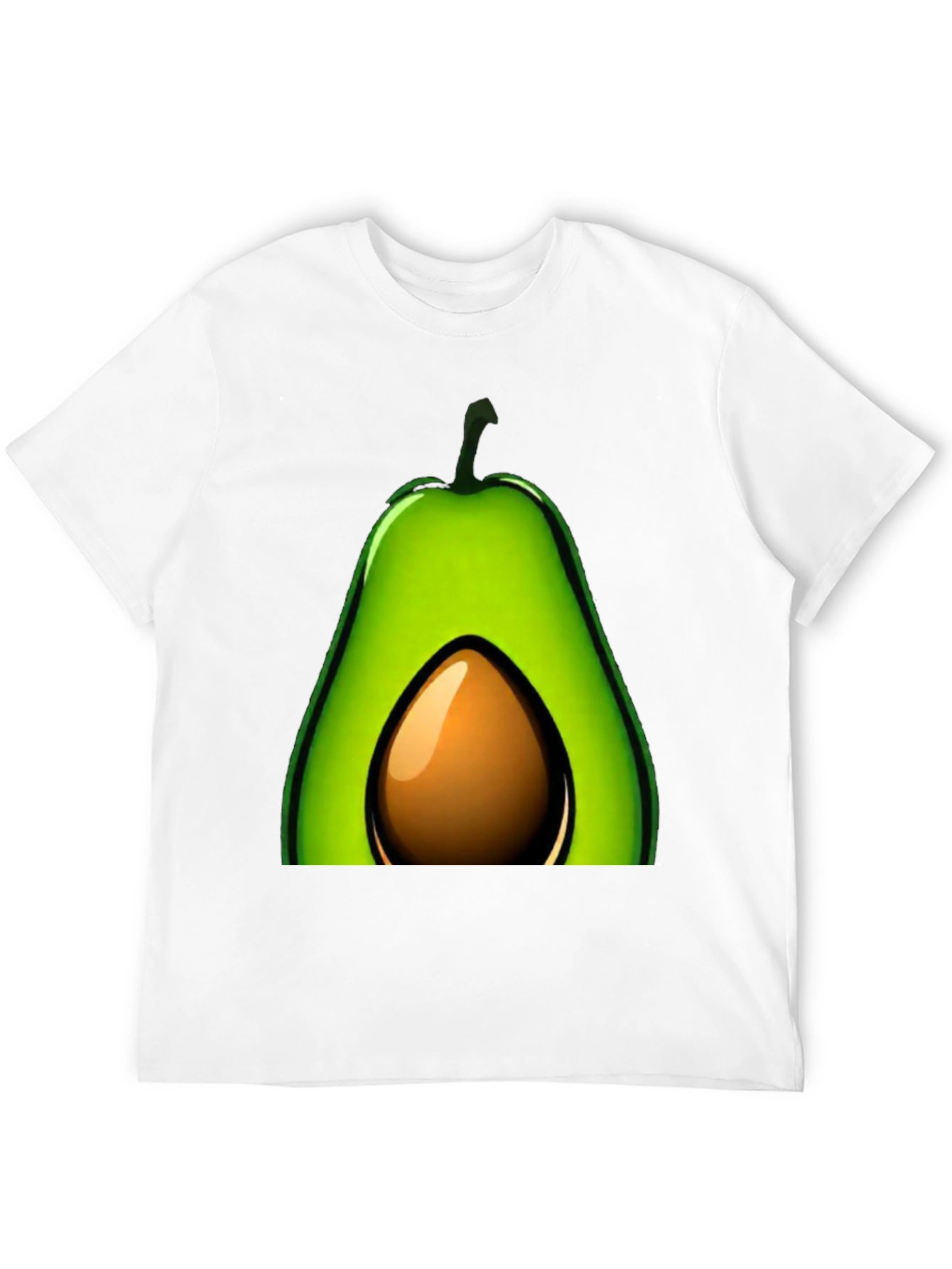 Avocado Graphic T-Shirt - Black Casual Tee