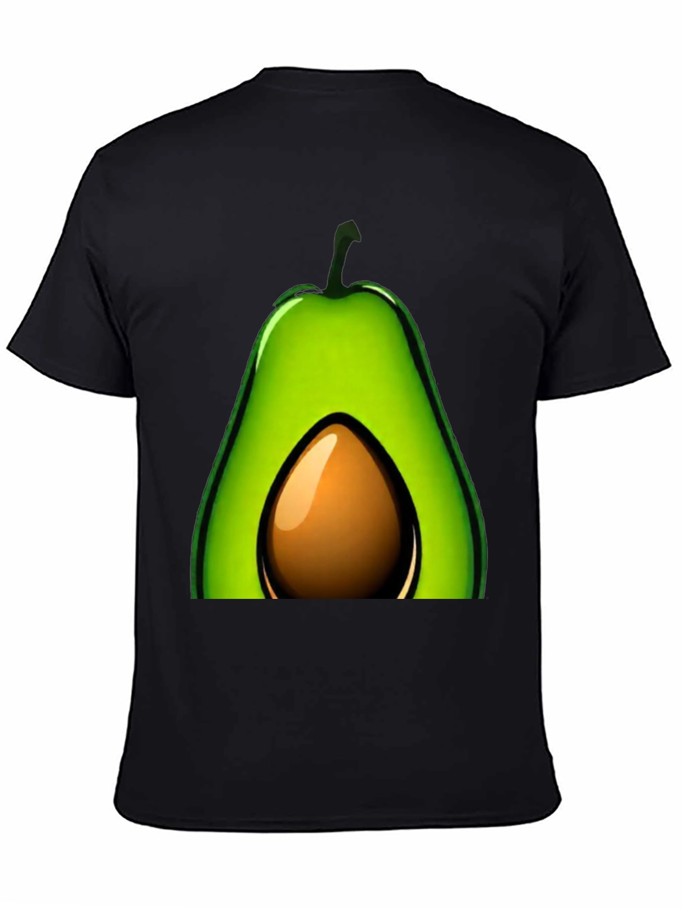 Avocado Graphic T-Shirt - Black Casual Tee