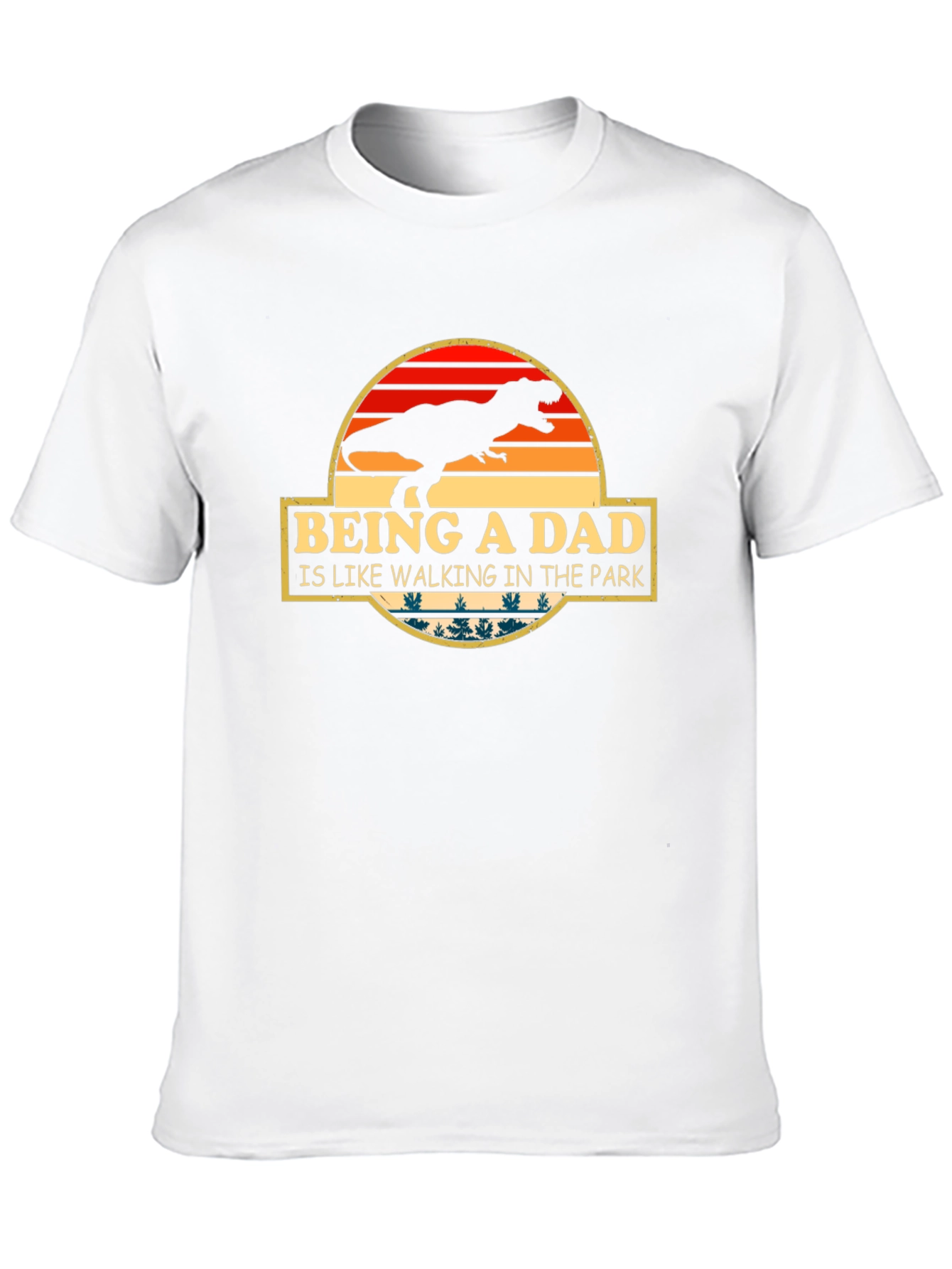 Being a Dad T-Rex T-Shirt