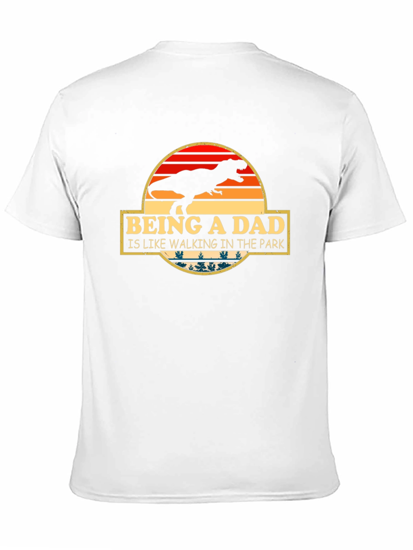 Being a Dad T-Rex T-Shirt