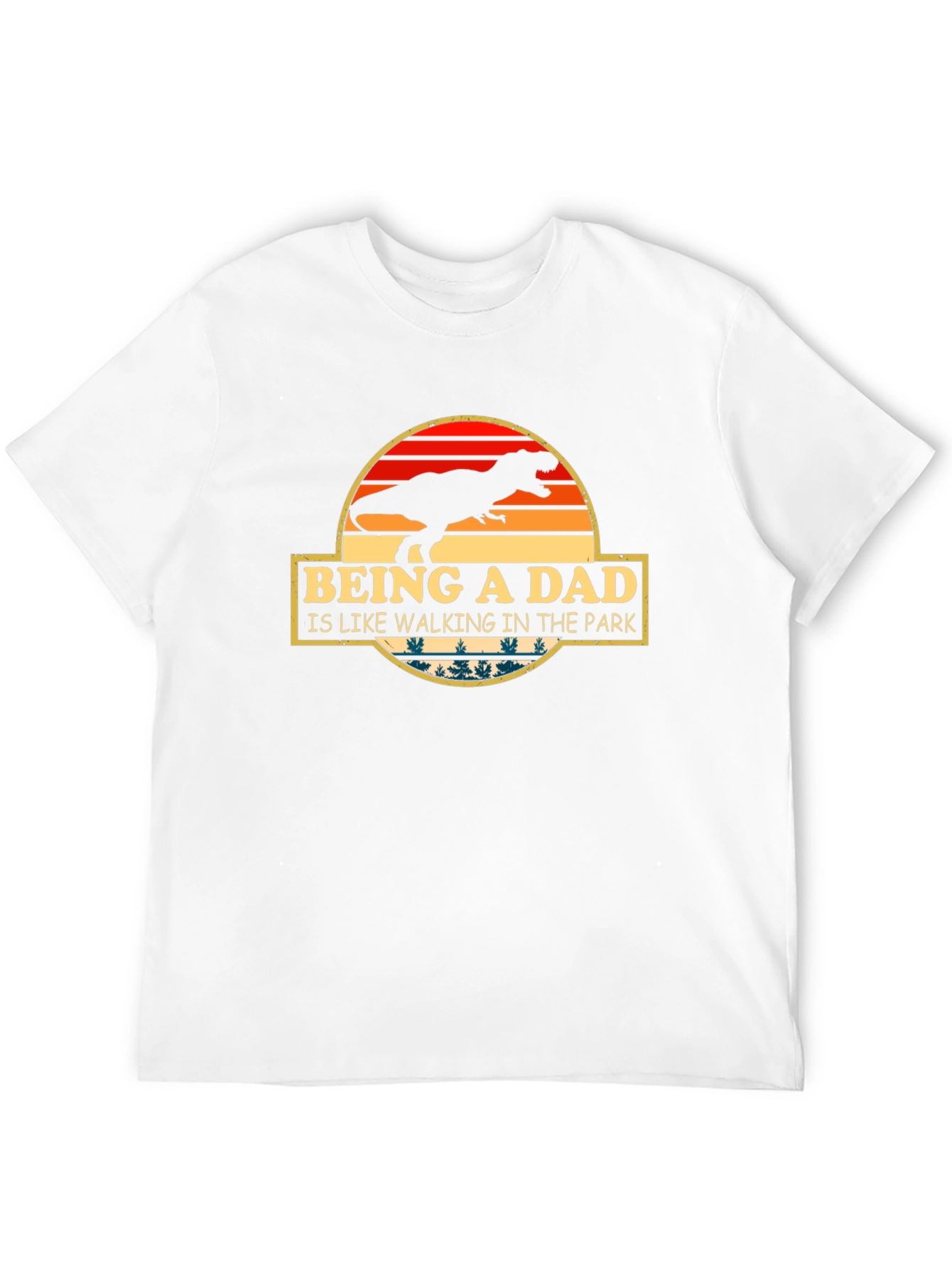 Being a Dad T-Rex T-Shirt
