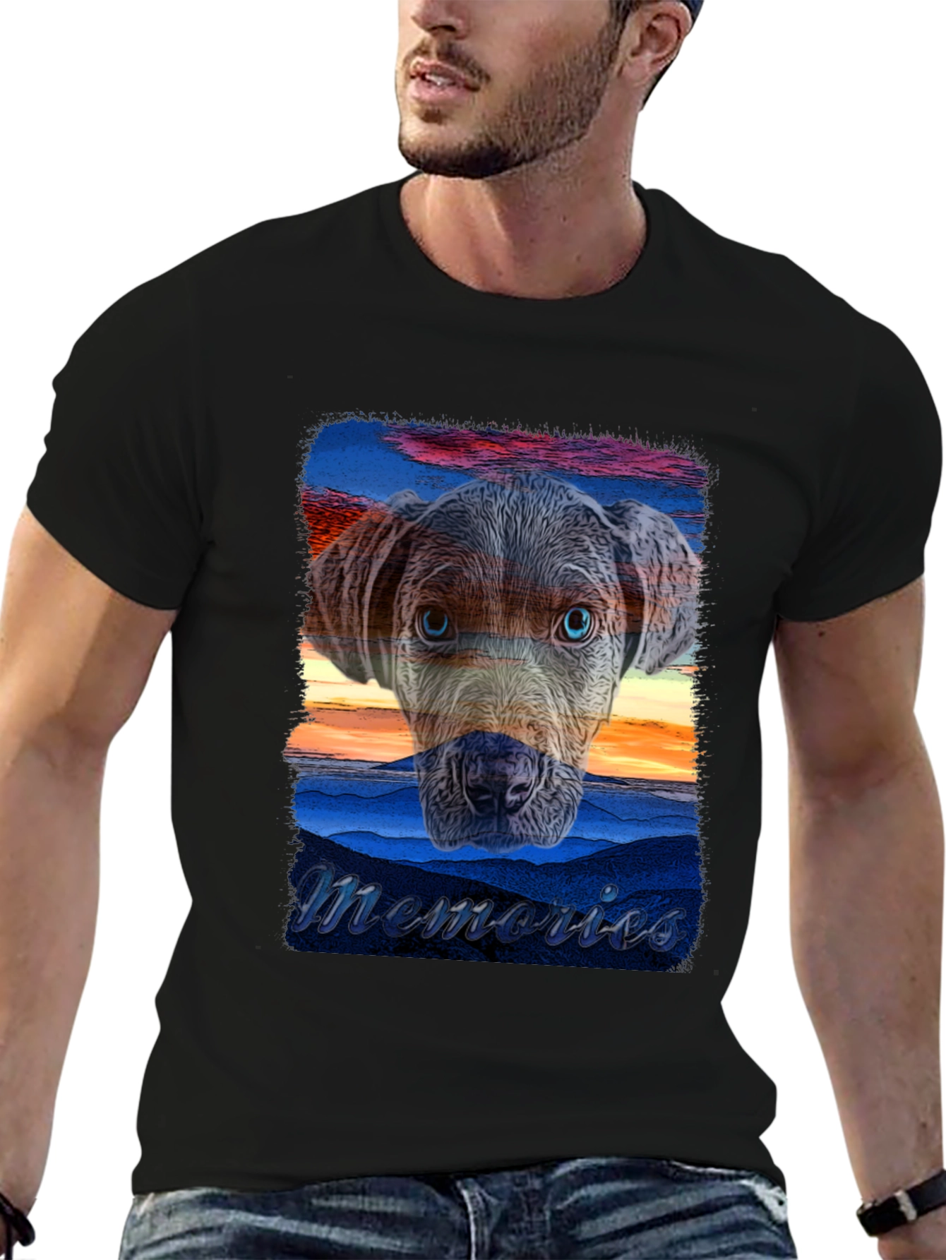 Memories Dog Graphic T-Shirt - Unisex