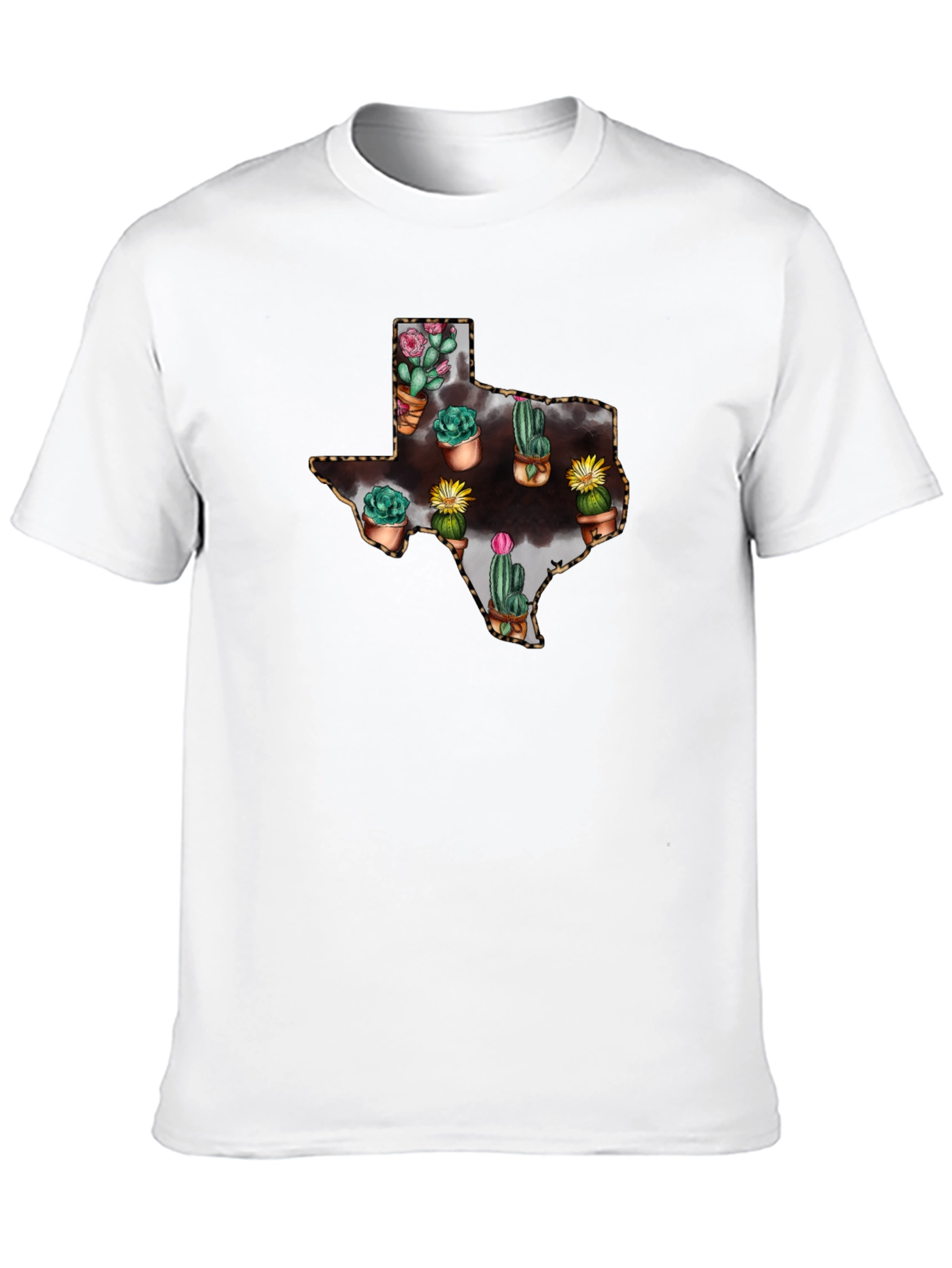 Texas Cactus T-Shirt - Trendy Graphic Tee