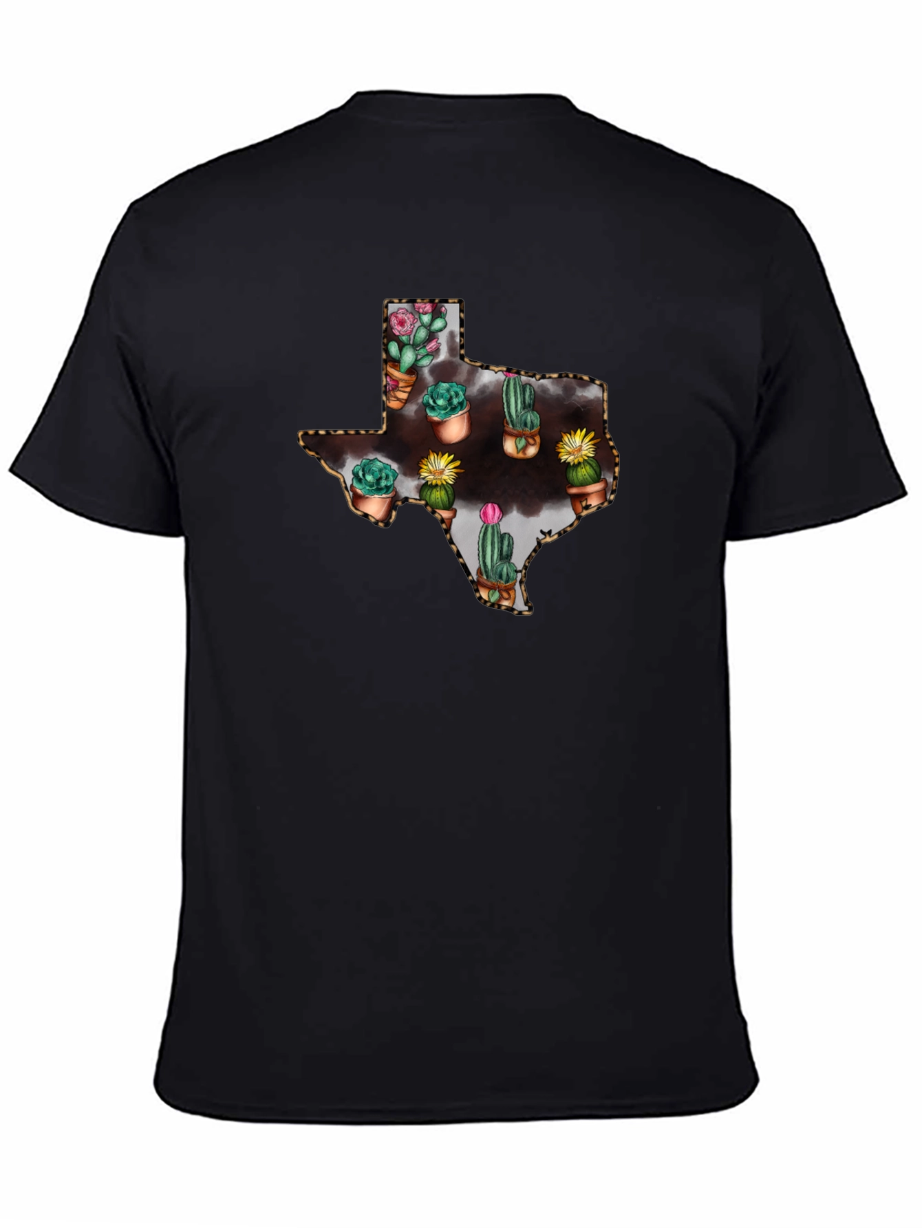 Texas Cactus T-Shirt - Trendy Graphic Tee