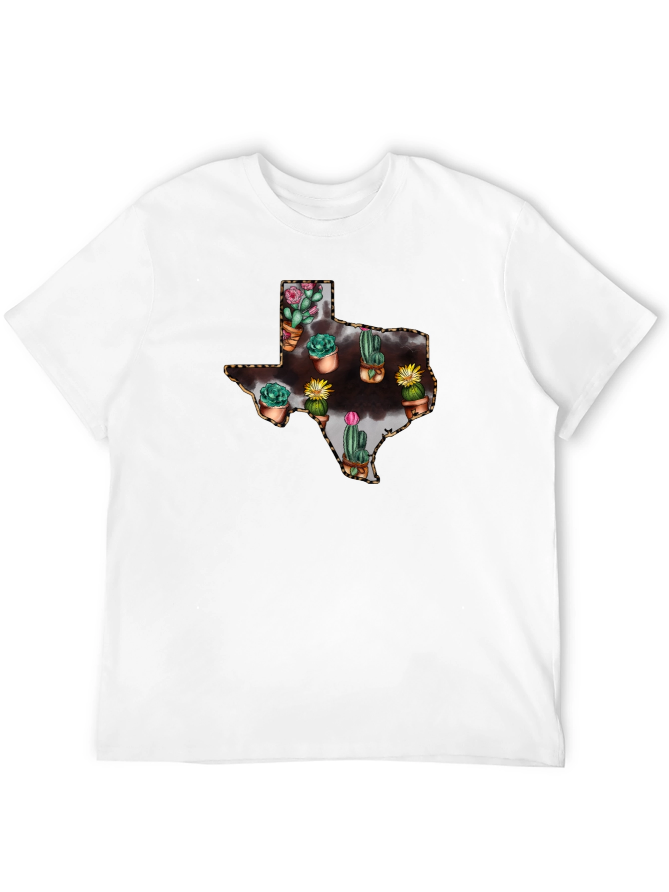 Texas Cactus T-Shirt - Trendy Graphic Tee