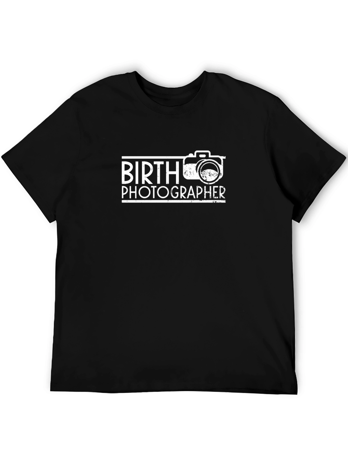 Birth Photographer Graphic Tee - Black