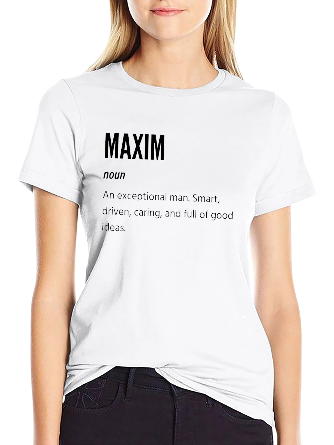 Maxim Definition Black T-Shirt - Exceptional Man