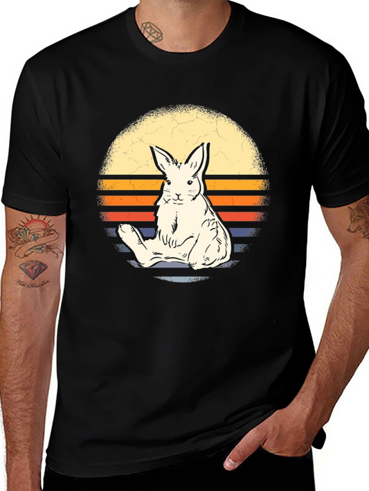 Vintage Bunny Sunset T-Shirt