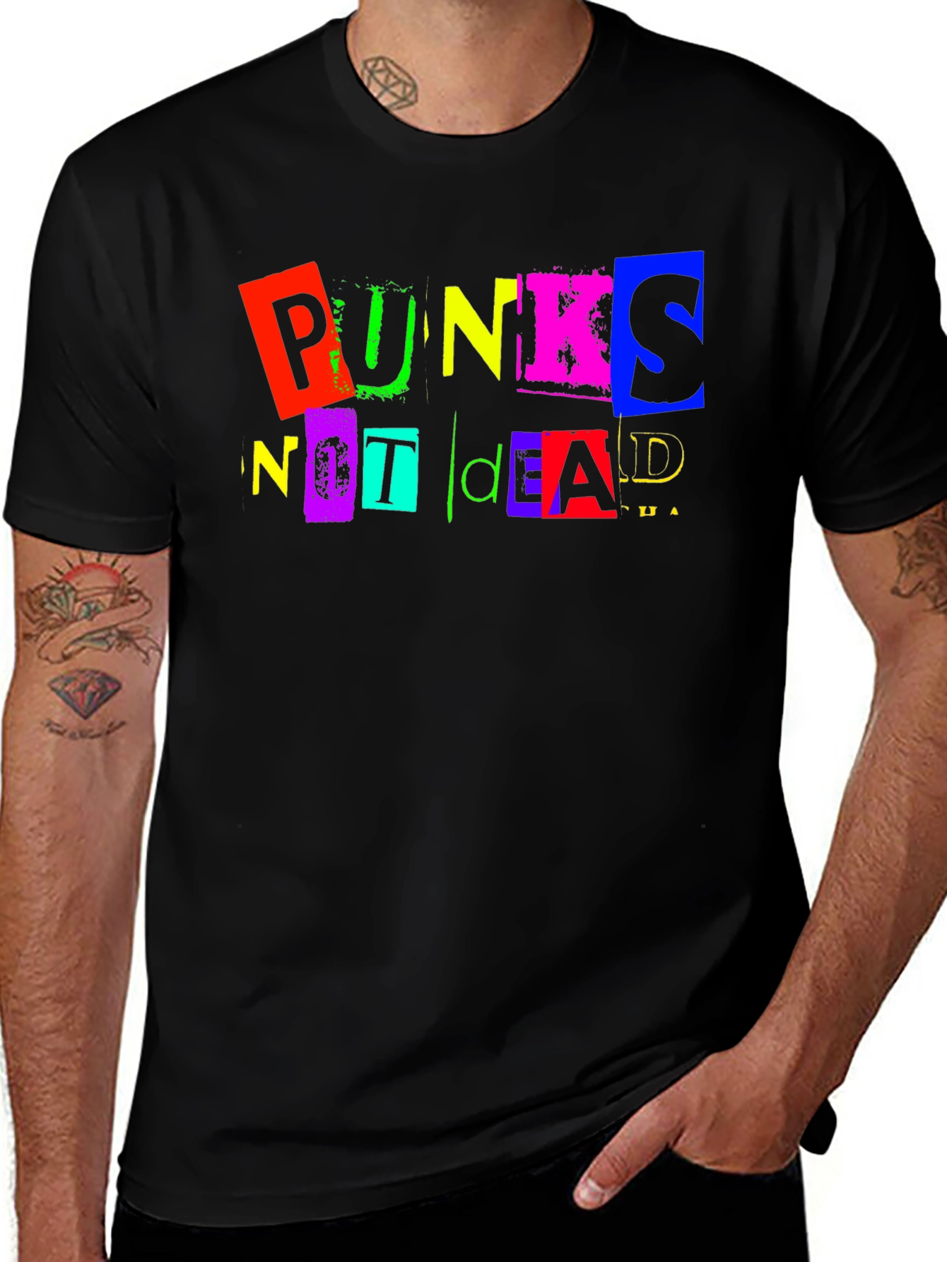 Puncks Not Dead Graphic Tee