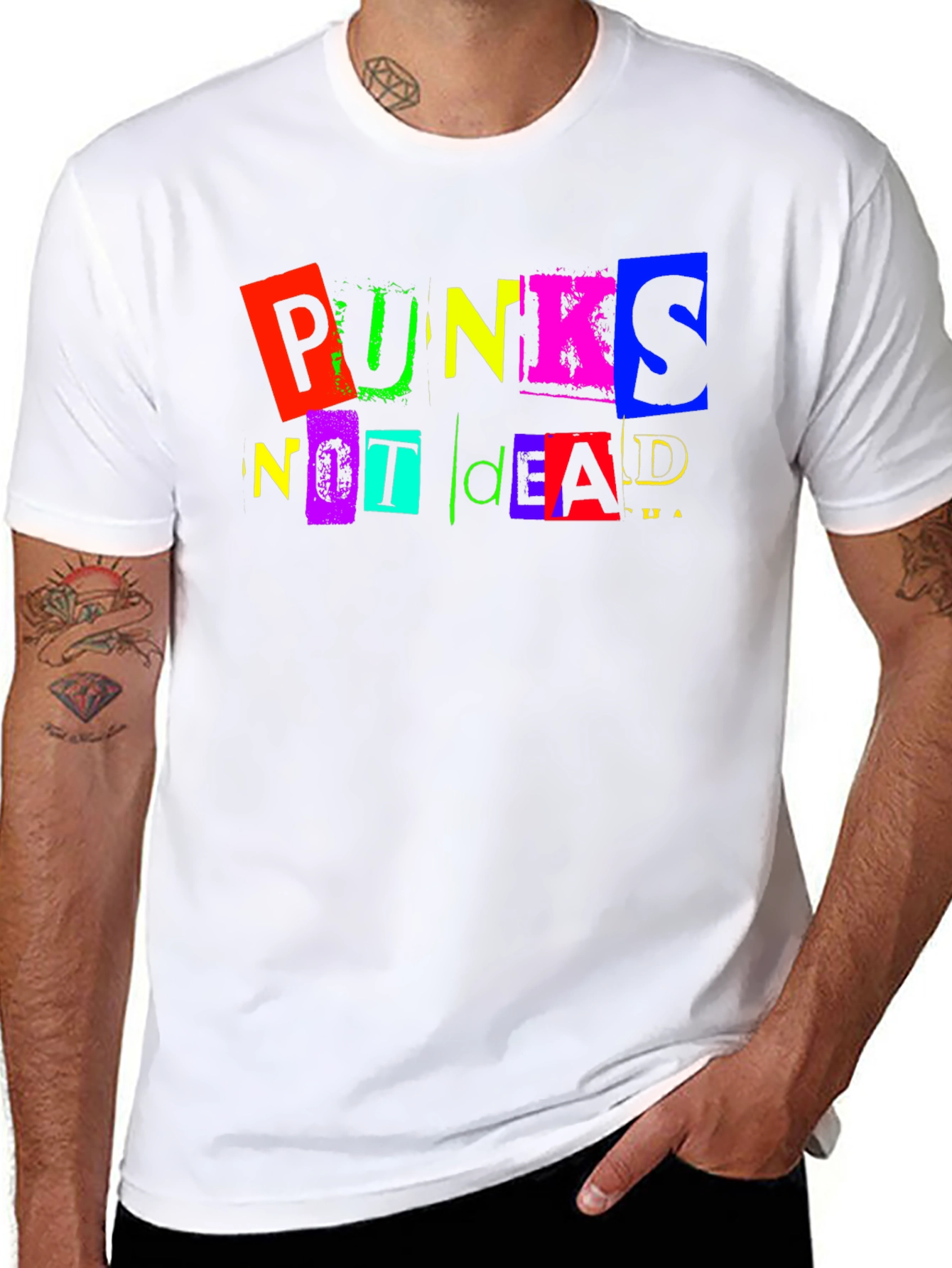 Puncks Not Dead Graphic Tee