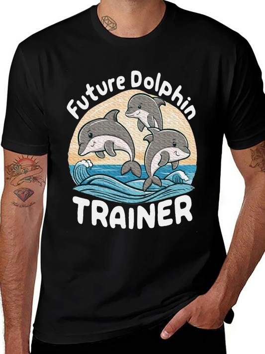 Future Dolphin Trainer T-Shirt - Cute Sea Animal Tee