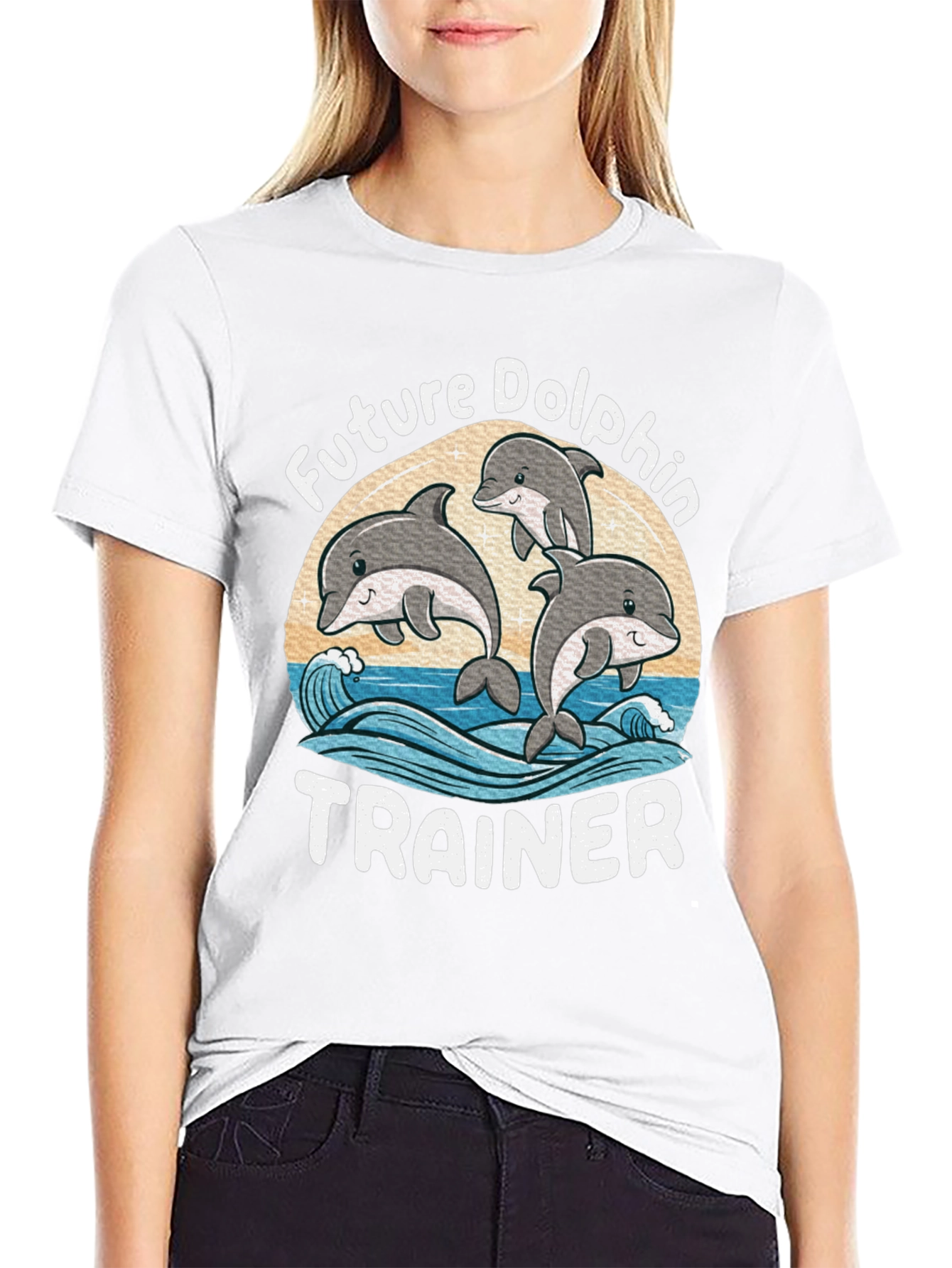Future Dolphin Trainer T-Shirt - Cute Sea Animal Tee