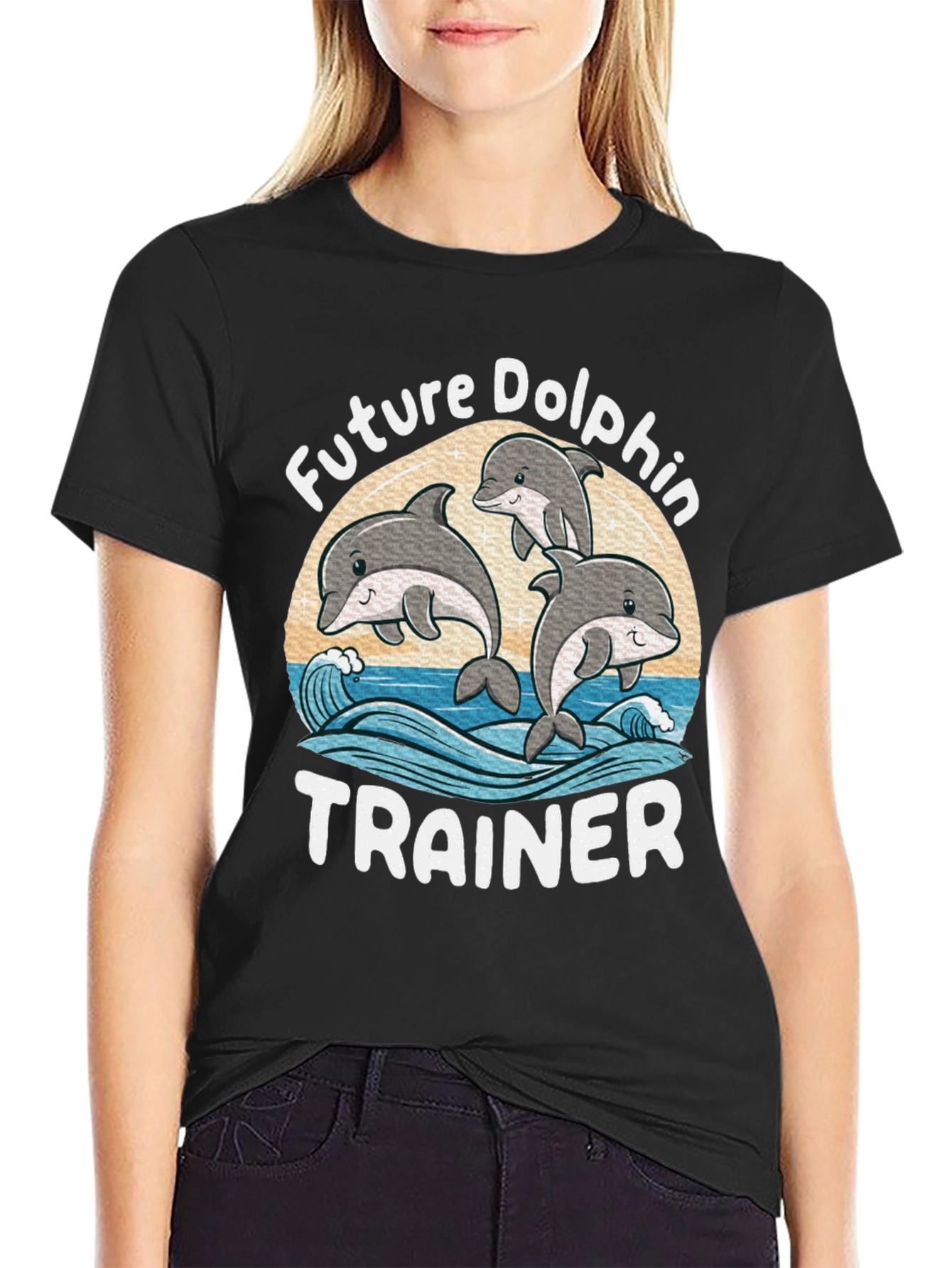 Future Dolphin Trainer T-Shirt - Cute Sea Animal Tee