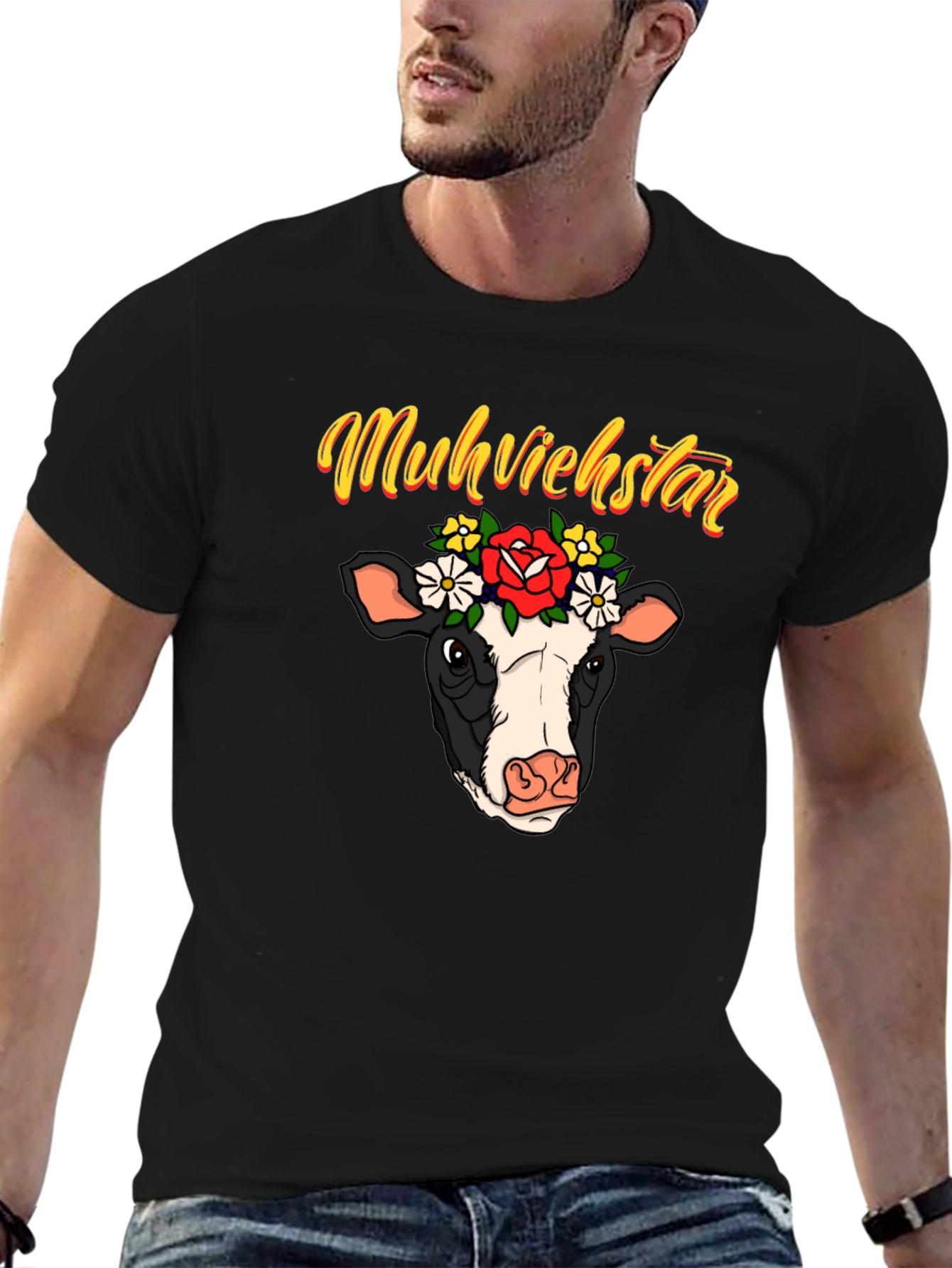 Muhviehstar Cow Graphic Tee
