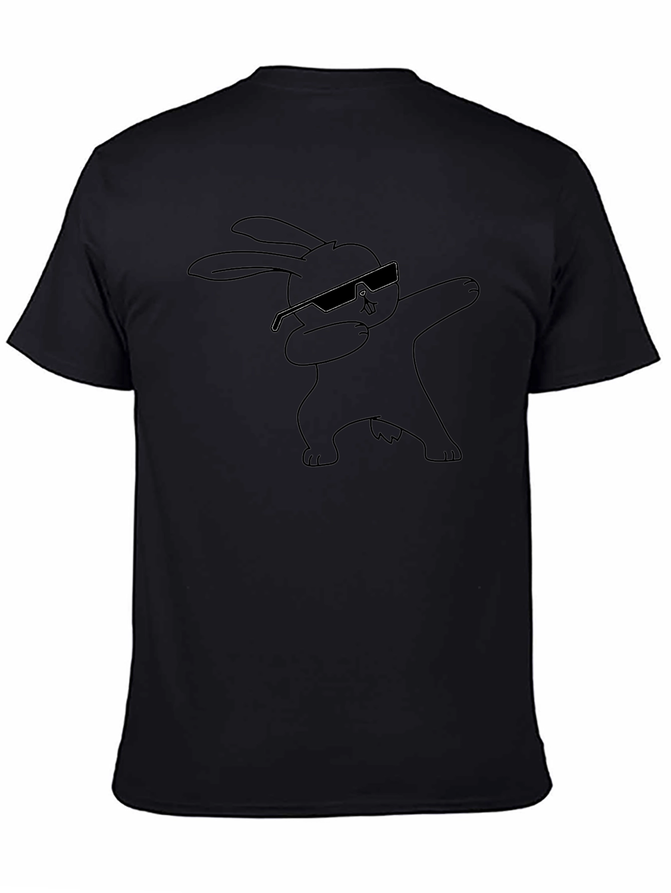 Dabbing Bunny Graphic Tee - Cool & Casual T-Shirt