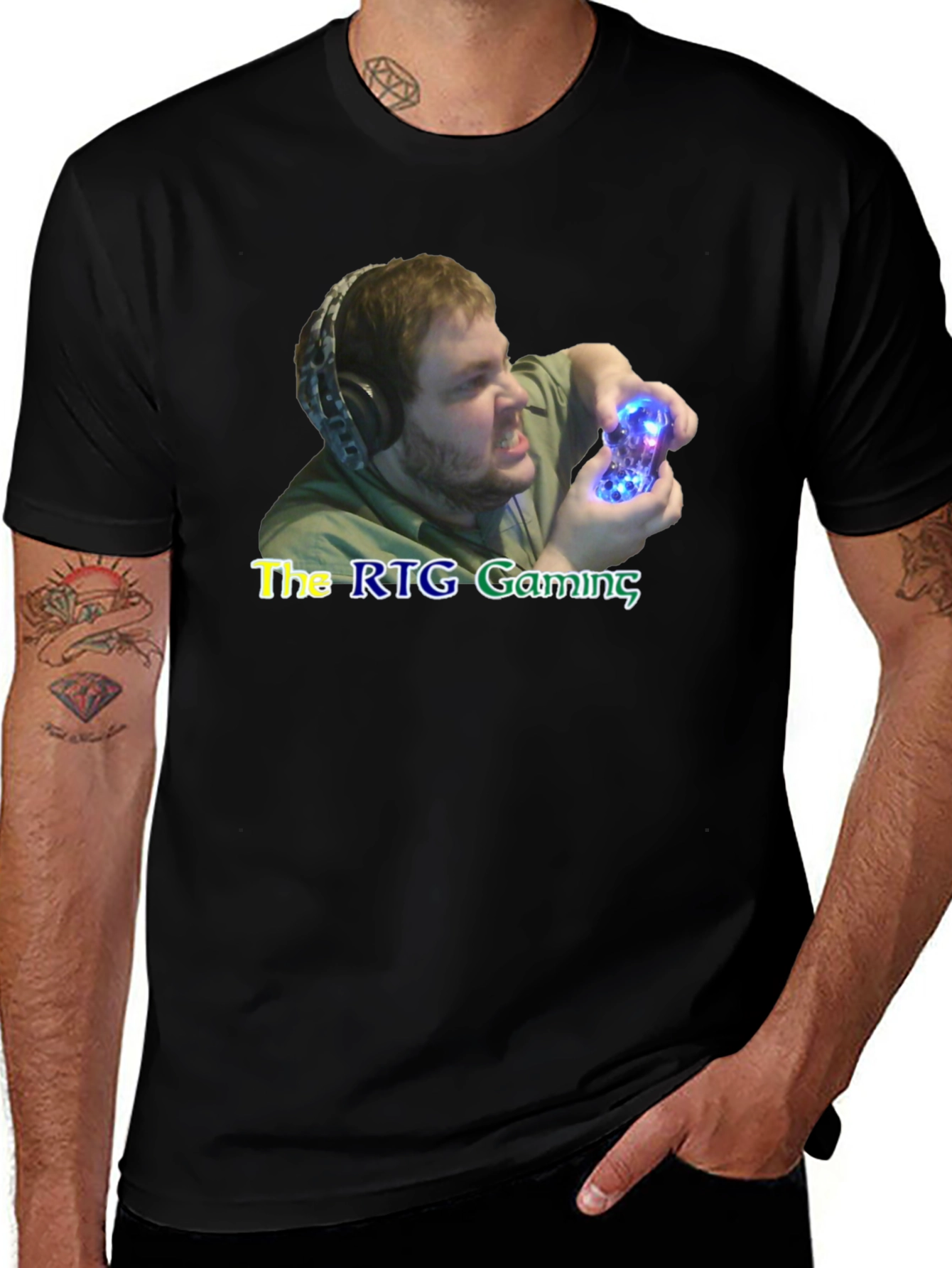 The RTG Gaming Black T-Shirt
