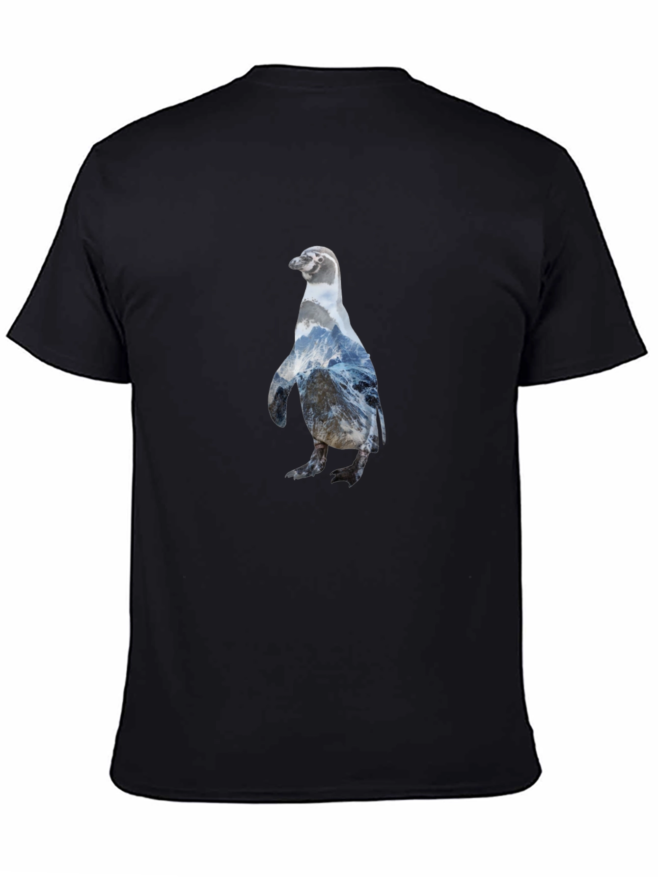 Penguin Graphic Black T-Shirt