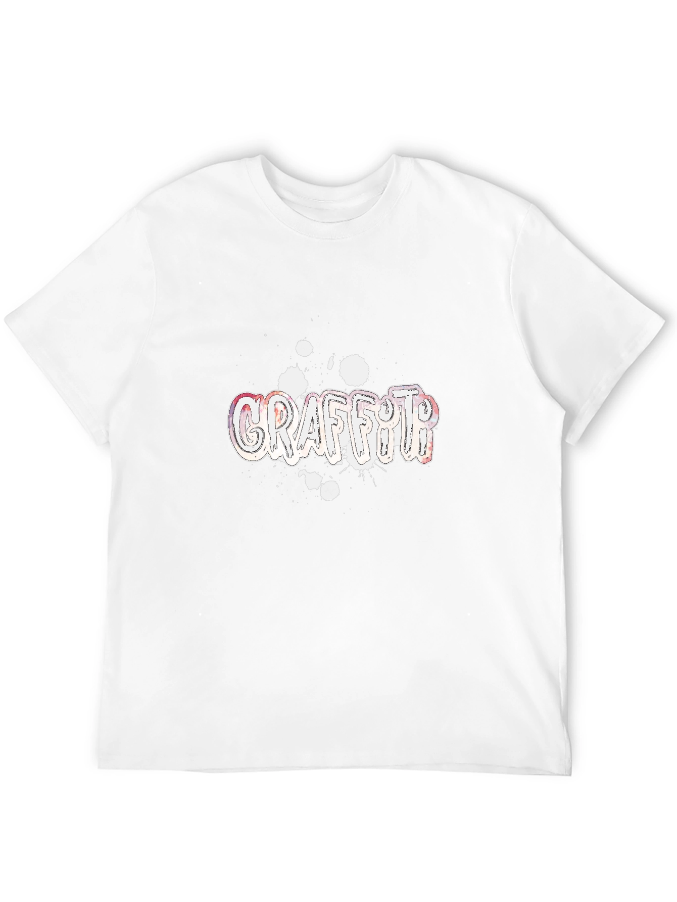 Graffiti Graphic Black T-Shirt