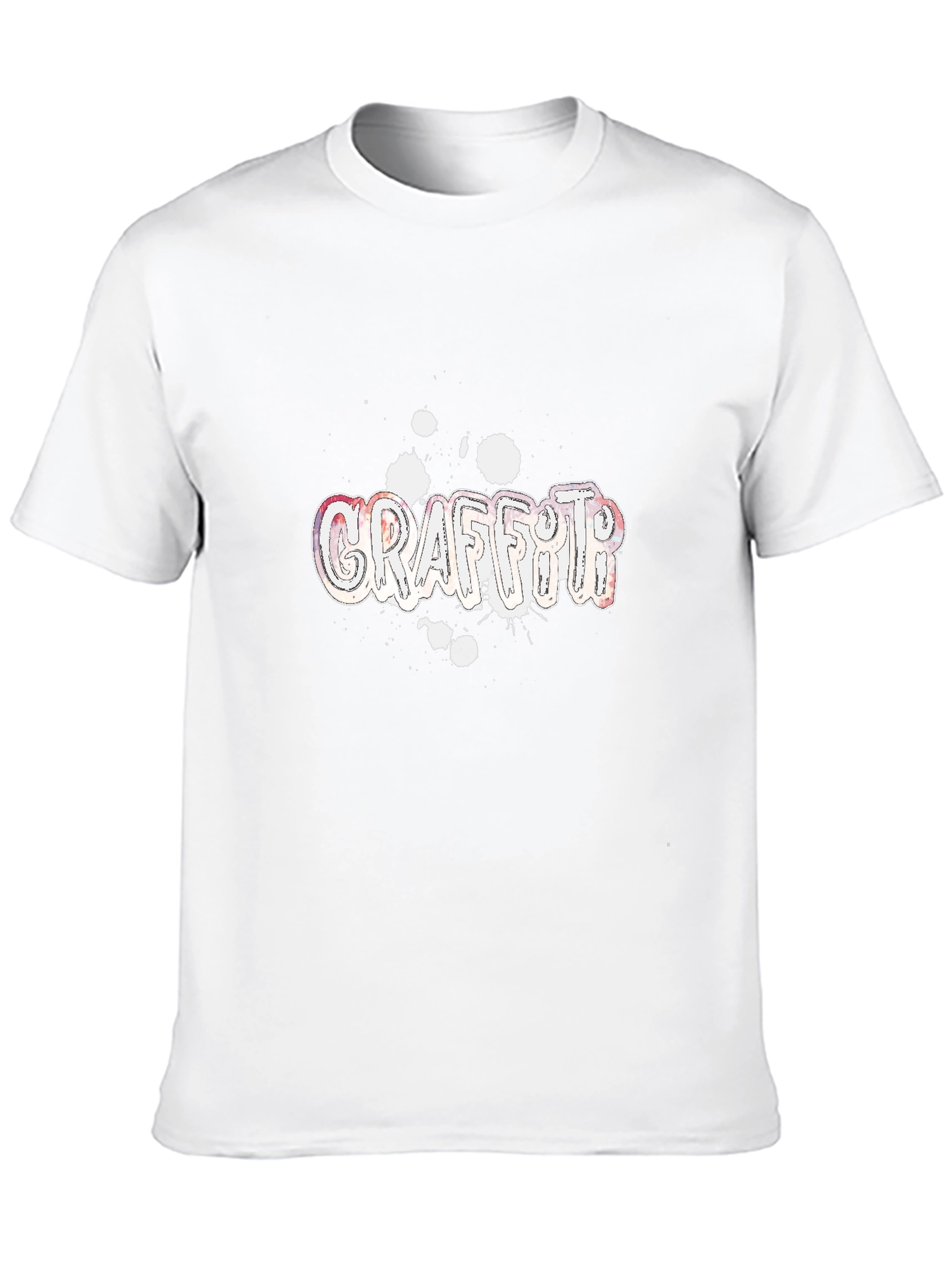 Graffiti Graphic Black T-Shirt