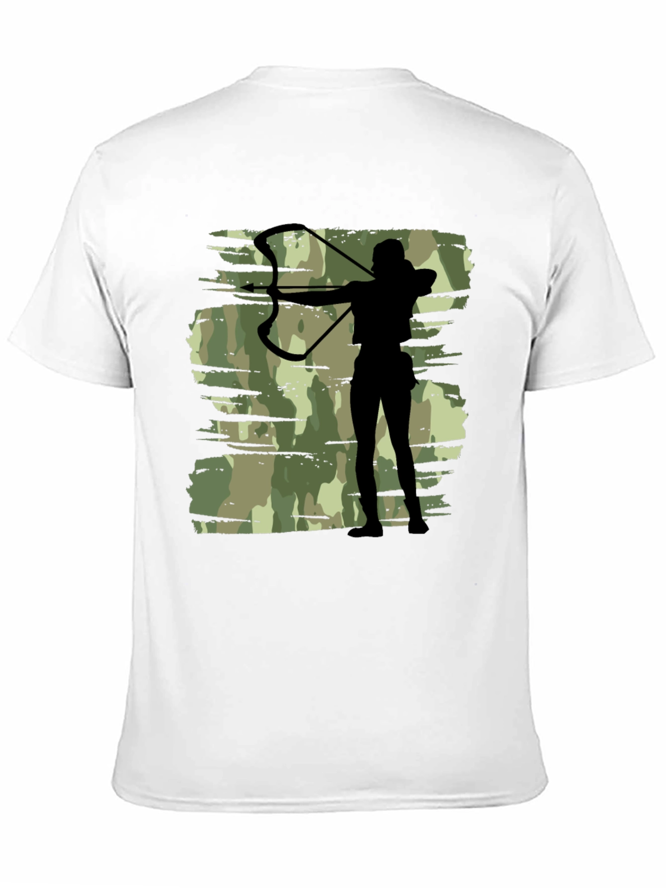 Archer Camo Tee - Black Graphic T-Shirt