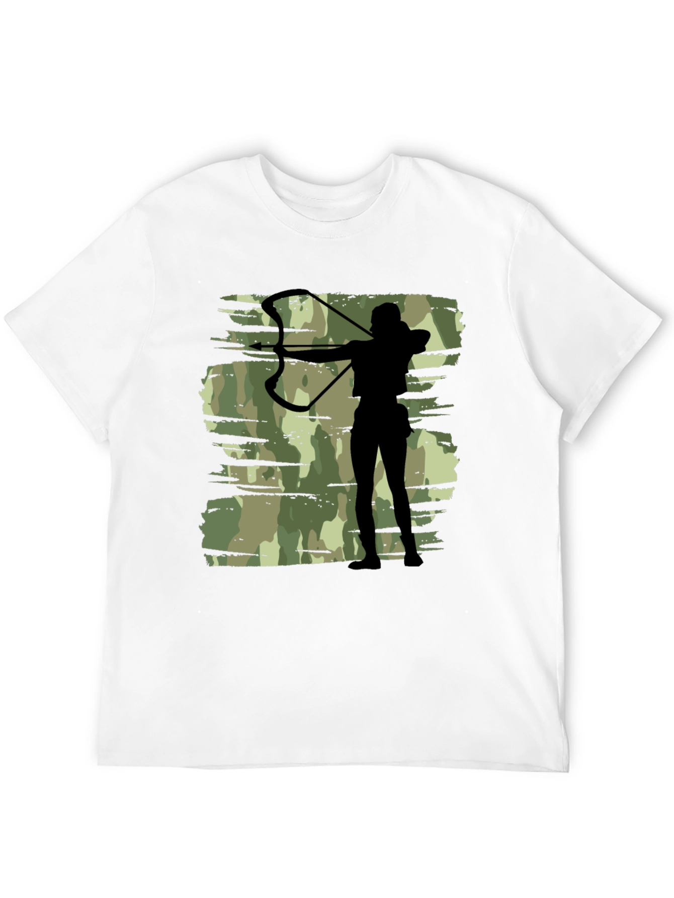 Archer Camo Tee - Black Graphic T-Shirt