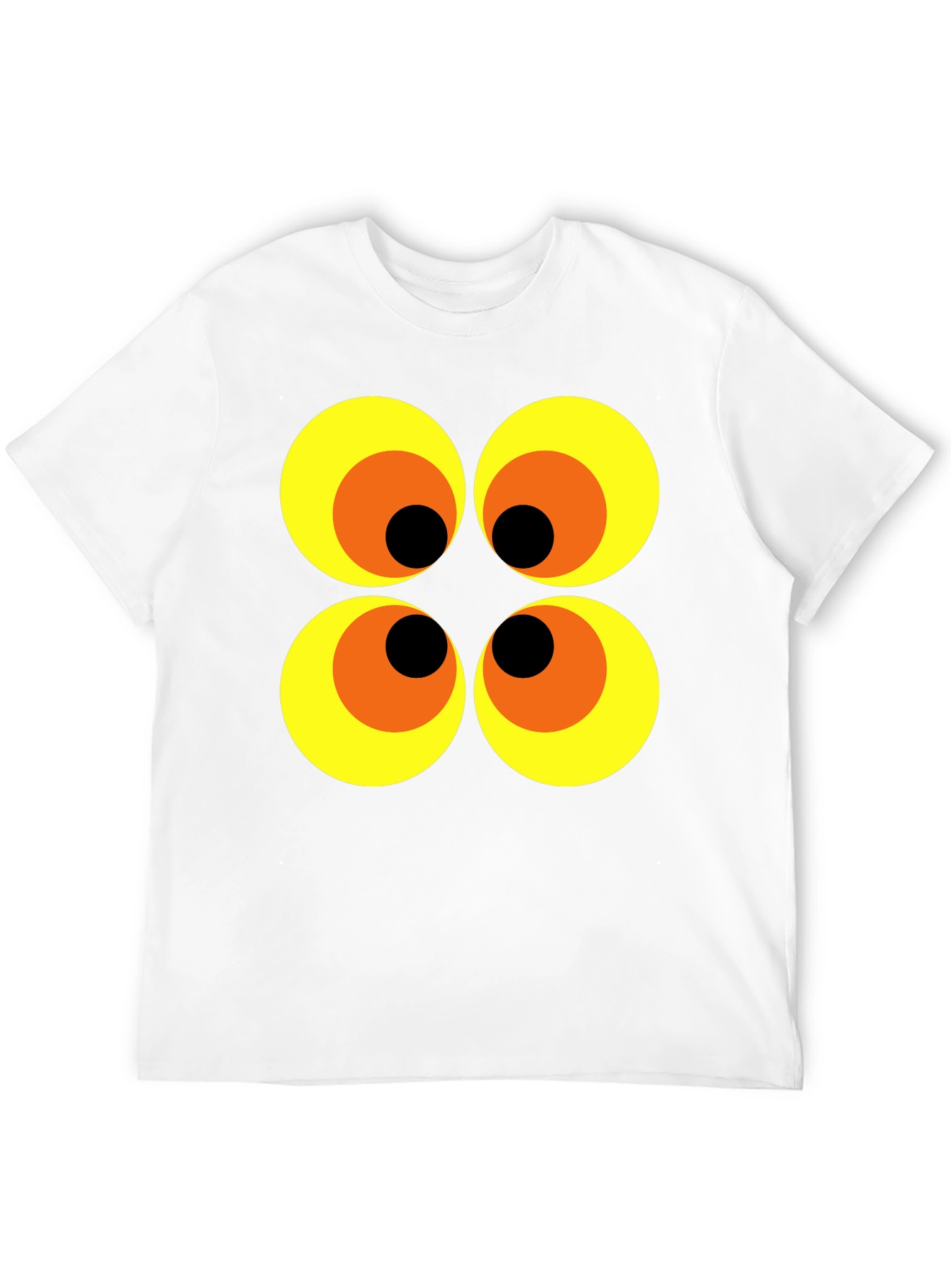 Retro Mod Circles Graphic Tee - Black