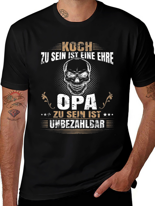 Koch Opa Graphic T-Shirt - Chef Grandpa Humor
