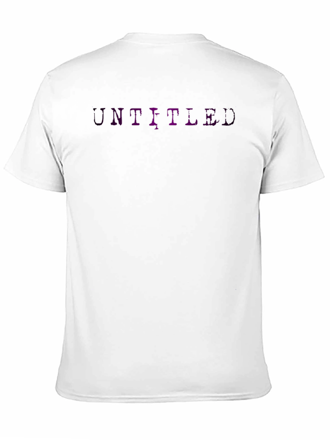 Untitled Graphic Tee - Black Casual T-Shirt